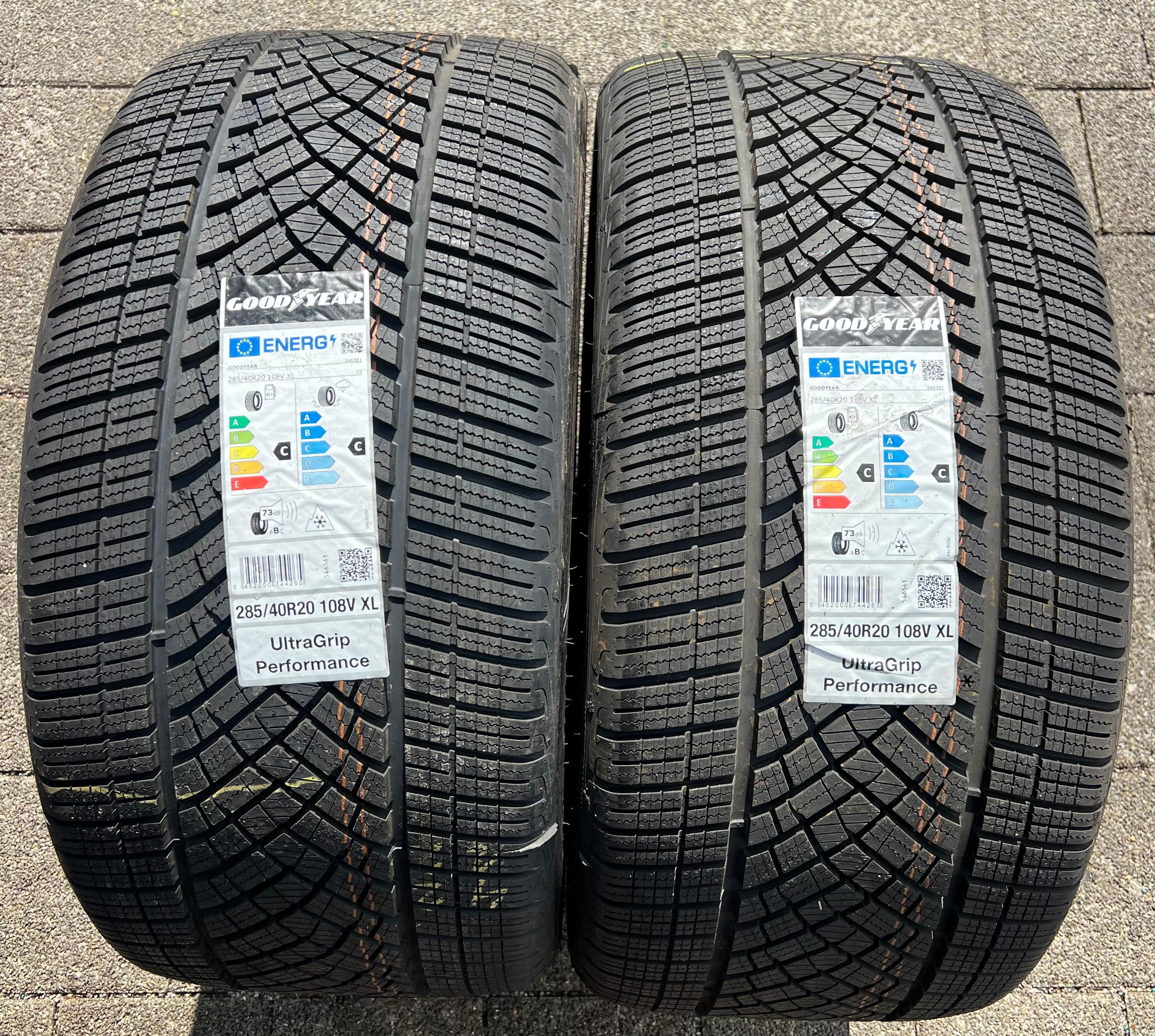 2 x 285/40R20 108V Winterreifen Goodyear Ultra Grip Performance 2022 NEU