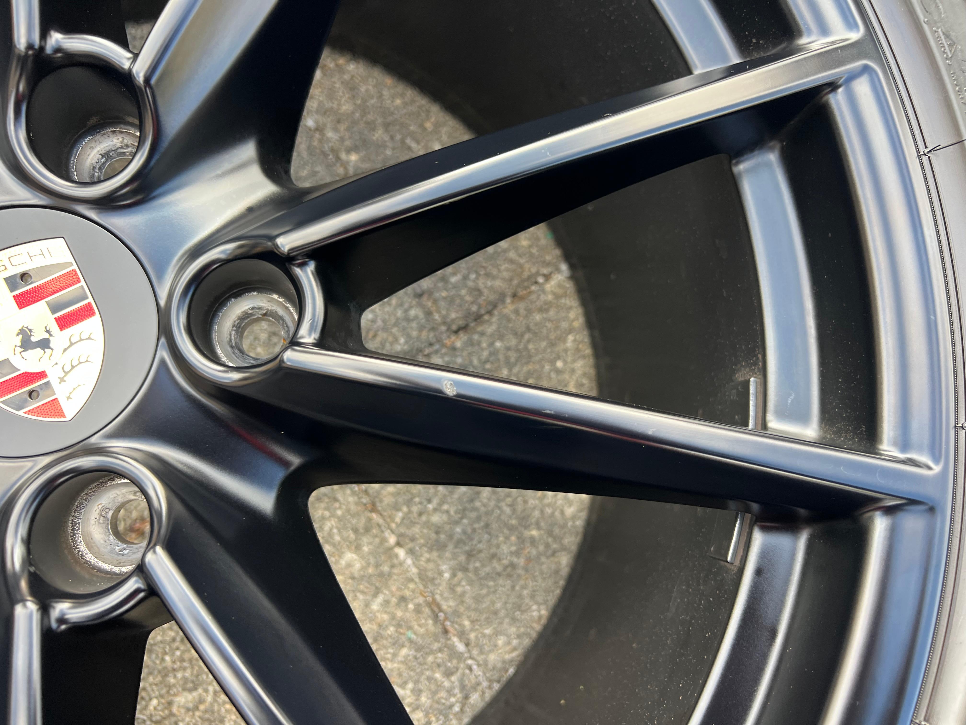 4 ORIGINAL 20" 21" ALU WINTERRÄDER PORSCHE 911 992 992601025C 992601025D SCHWARZ RDKS
