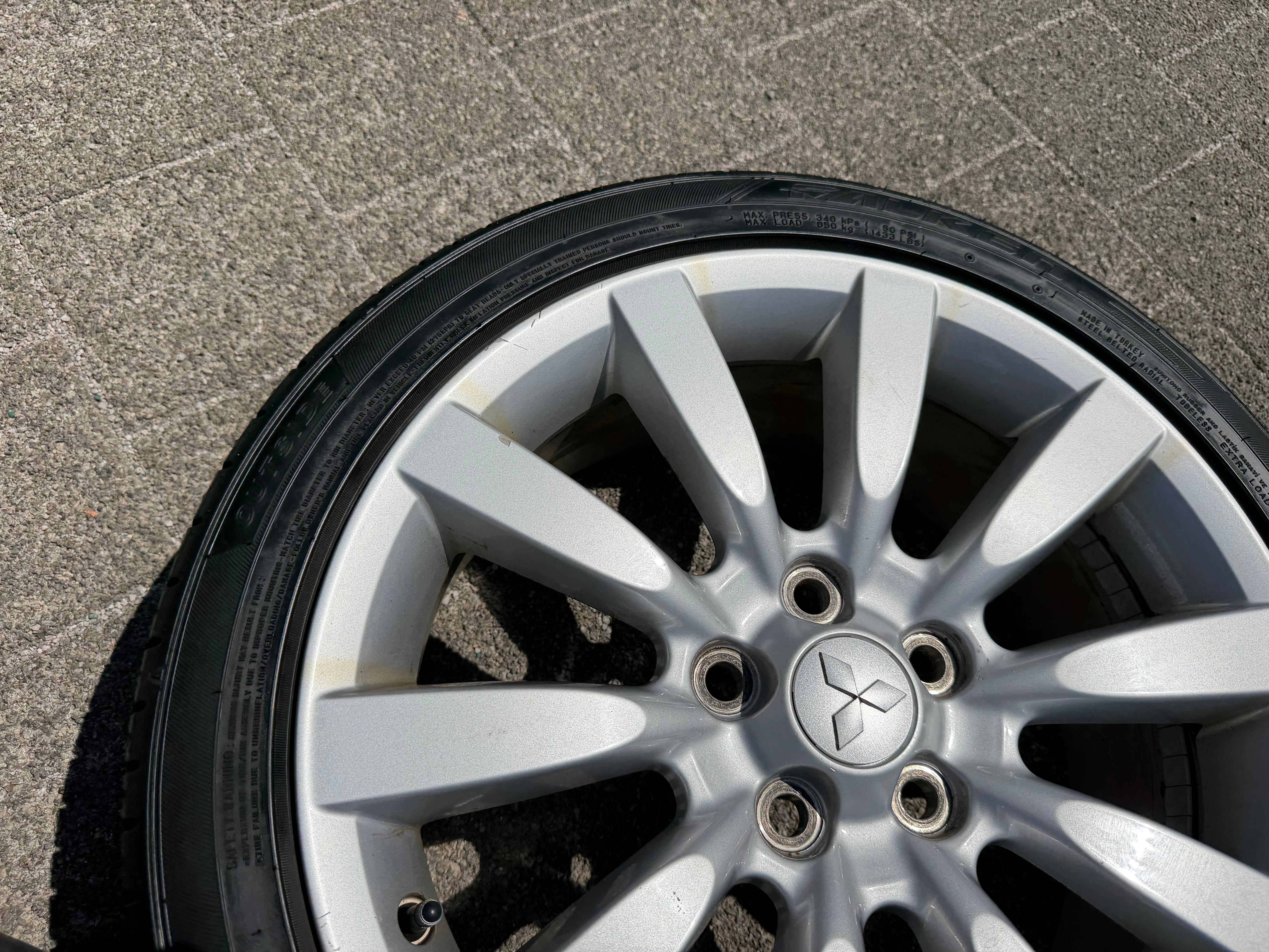 4 Original 18" Alu Sommerräder Mitsubishi Lancer CX 215/45R18 93W FALKEN