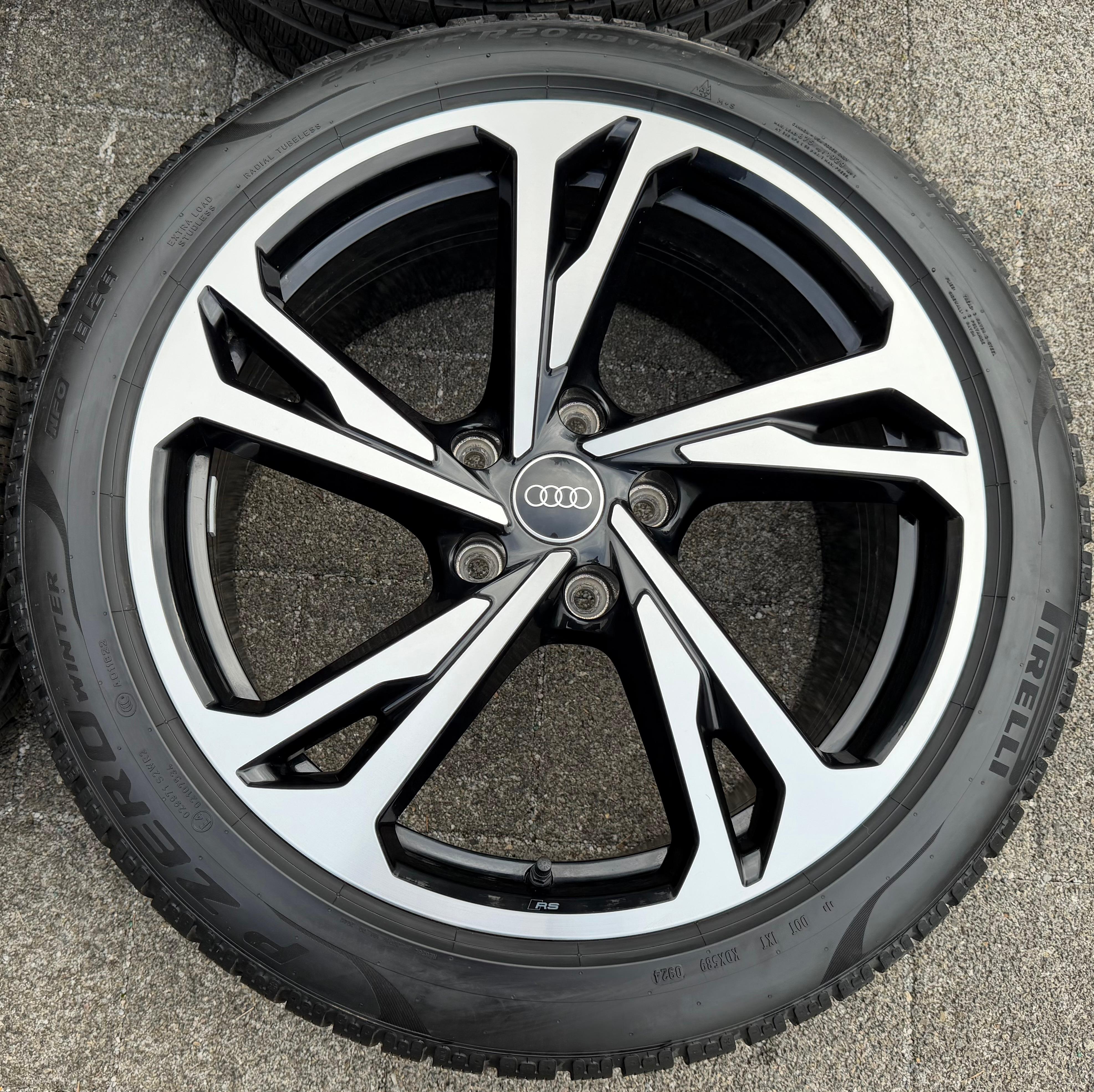 4 ORIGINAL 20" ALU WINTERRÄDER AUDI ETRON E-TRON GT 4J3601025AM 4J3601025AL