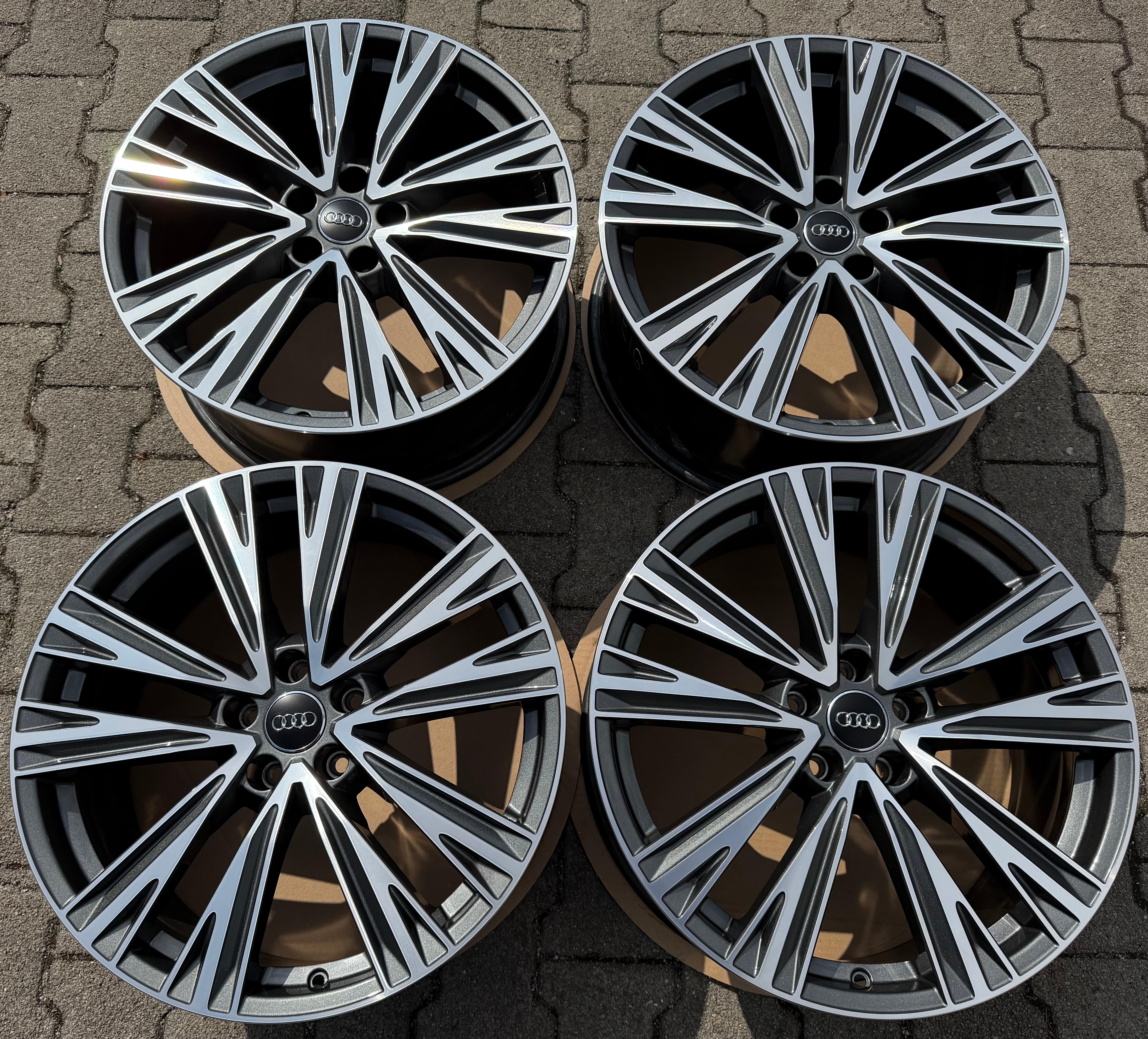 4 CERCHI IN LEGA ORIGINALI DA 20" AUDI A6 S6 C8 4K 4k0601025EG 8,5x20 ET43 SPEDIZIONE GRATUITA