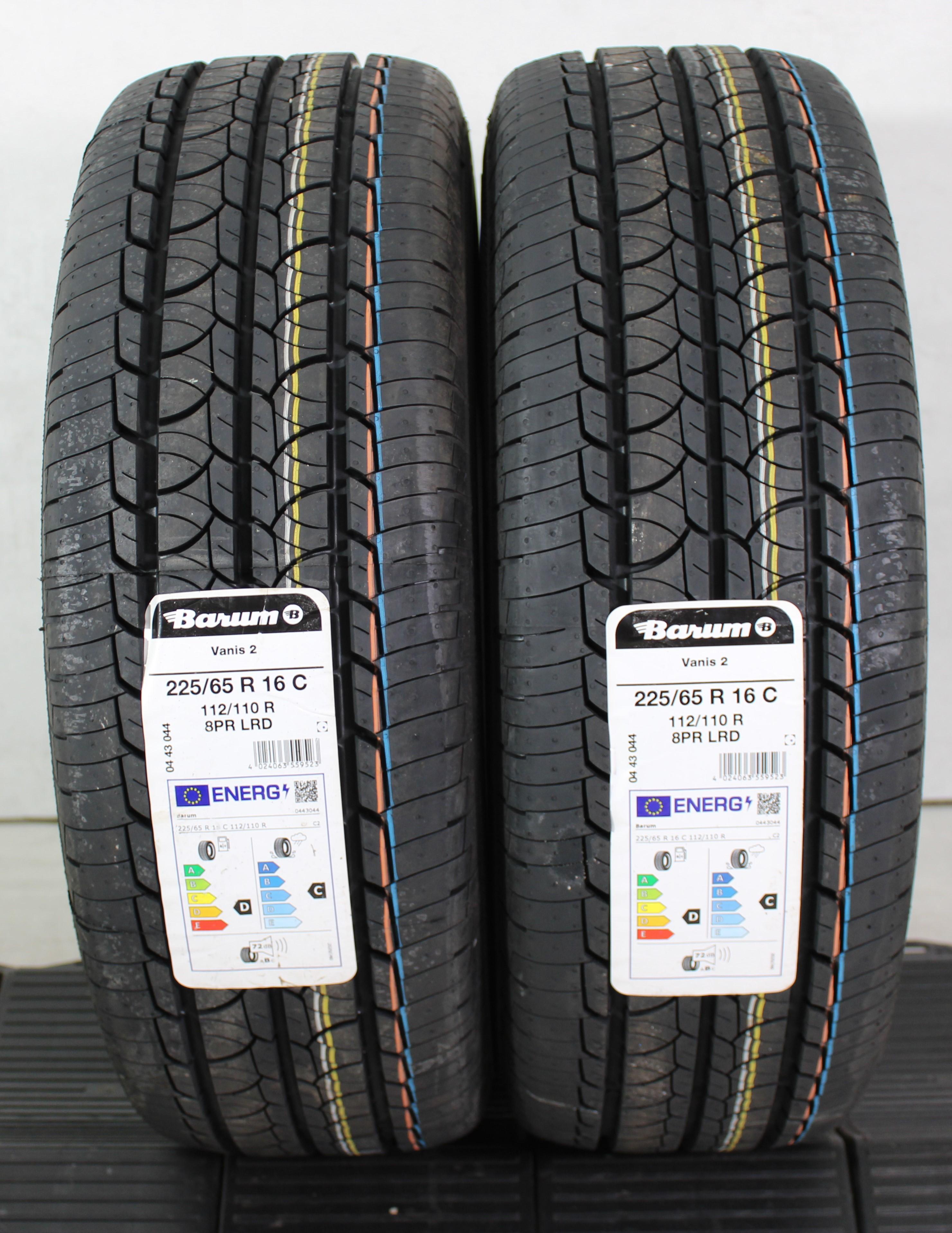 2 x 225/65R16C 112/110R Neumáticos de verano Barum Vanis 2 2022 NUEVO Entrega gratuita