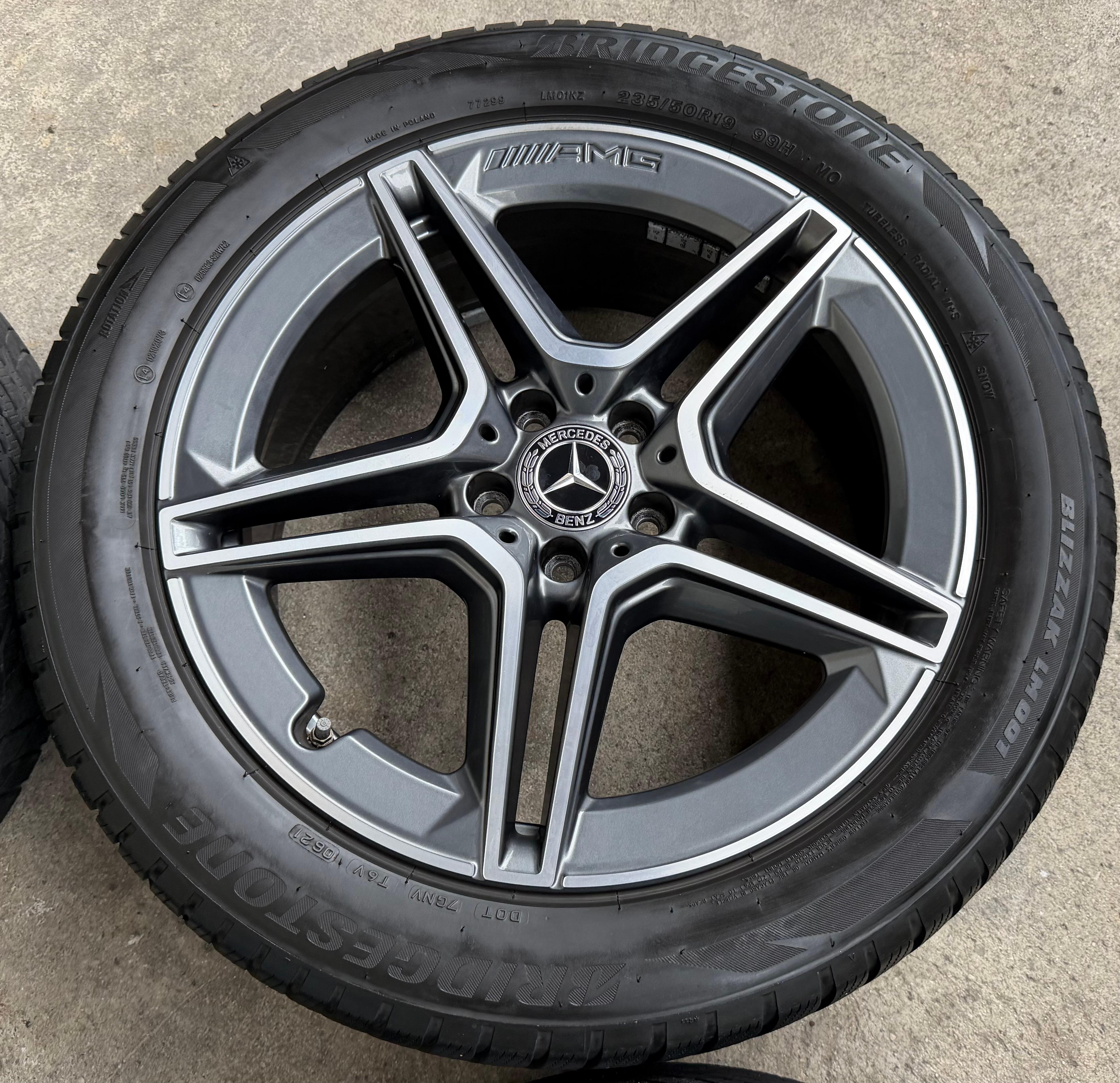 4 Original 19" Alufelgen Mercedes AMG GLA H247 GLB X247 A2474011500 7,5x19 ET53