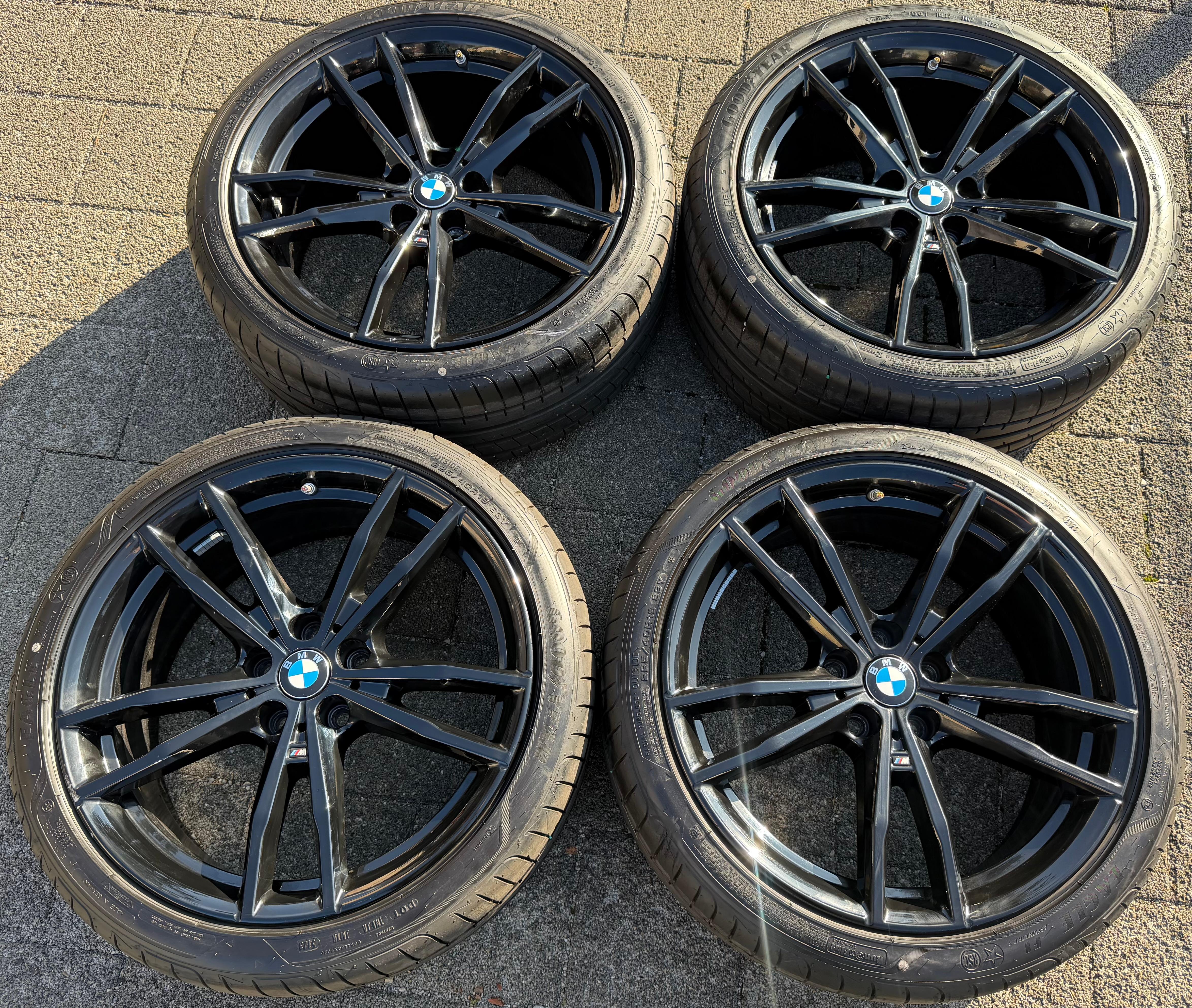 4 roues été complètes en alliage d’origine 19" BMW Série 3 G20 G21 Série 4 G22 G23 M791 avec RDKS