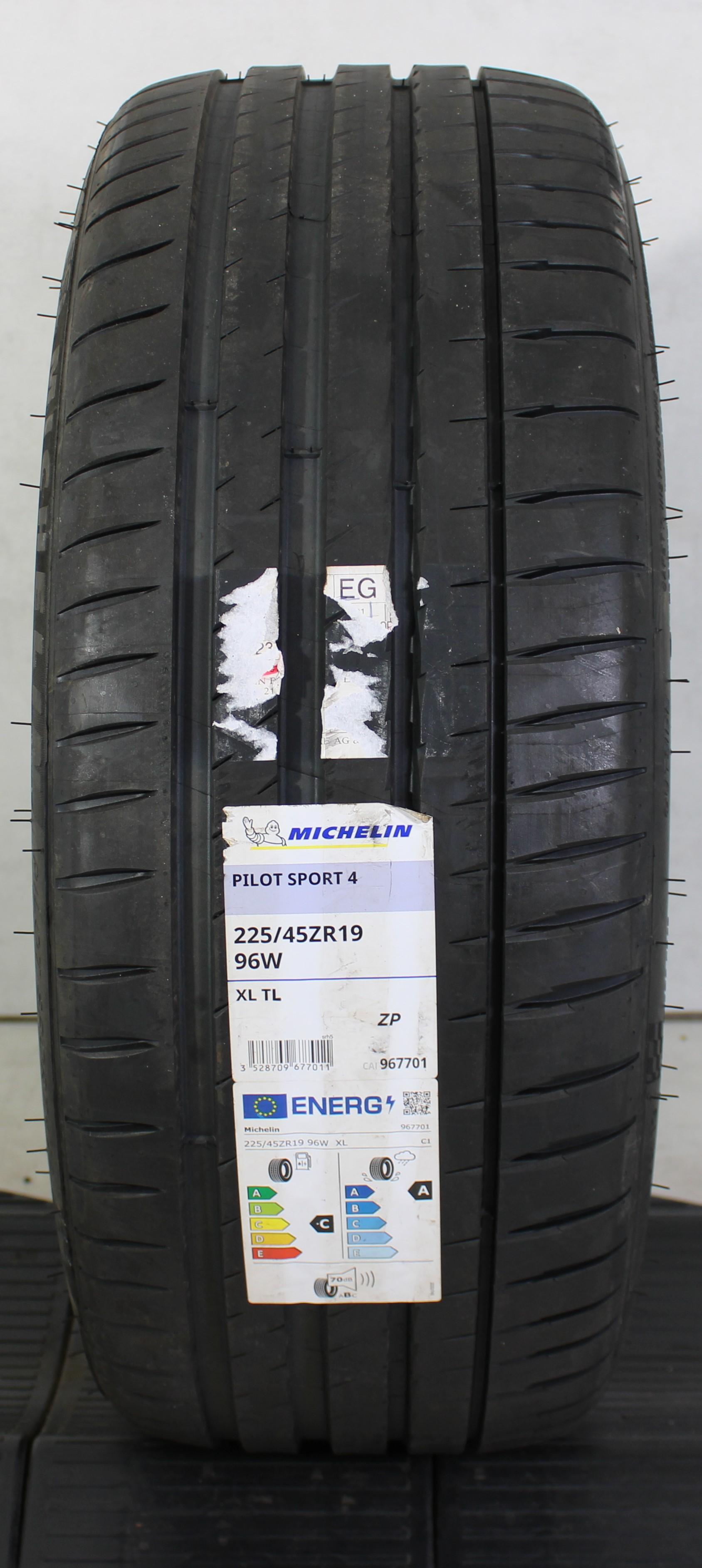 1 x 225/45R19 96W Sommerreifen Michelin Pilot Sport 4 ZP 2023 XL NEU Freihaus