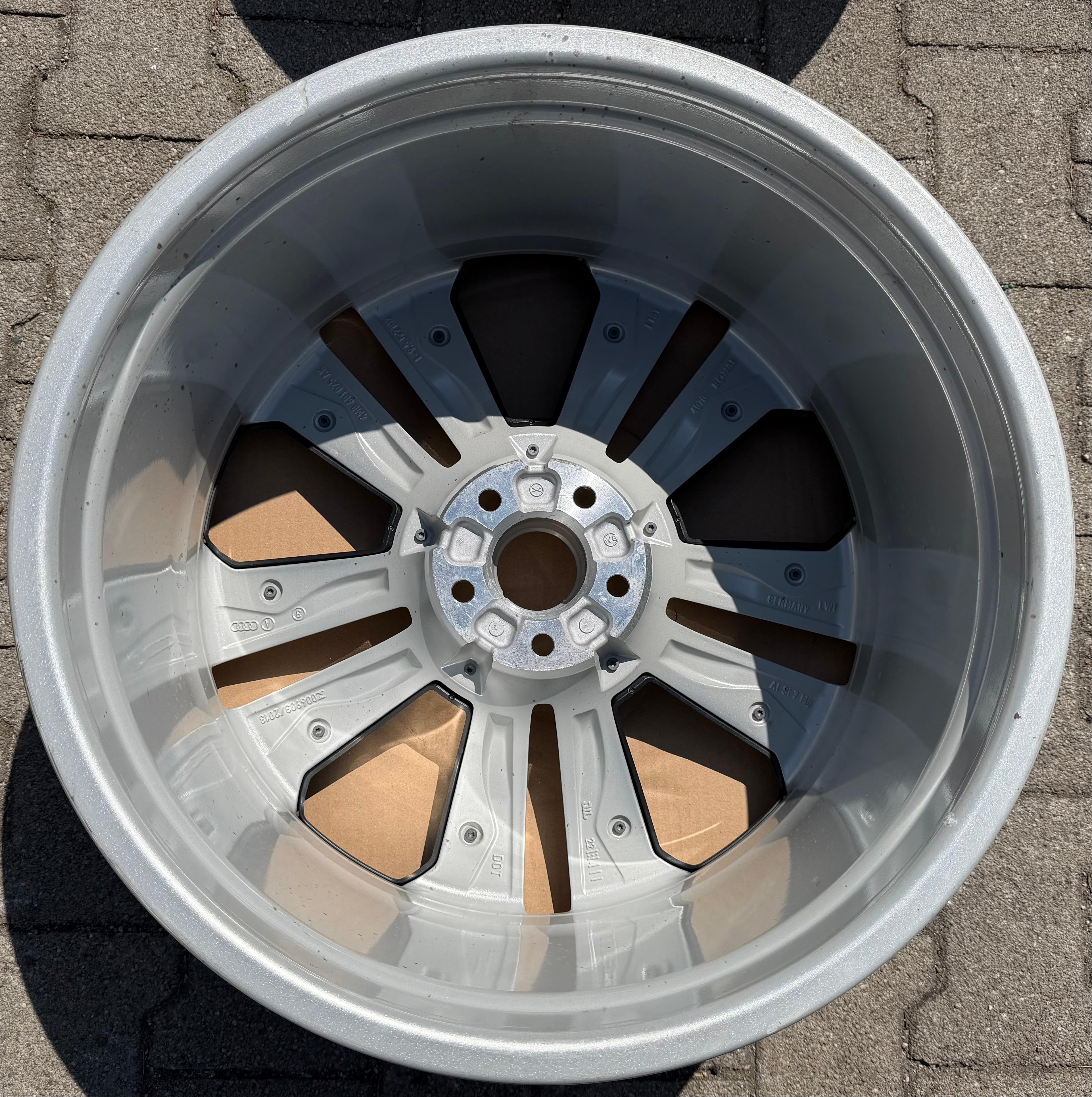 1 X LLANTA DE ALEACIÓN ORIGINAL 21" LLANTA AUDI Q7 4M 9,5x21 ET31 4M0601025AK