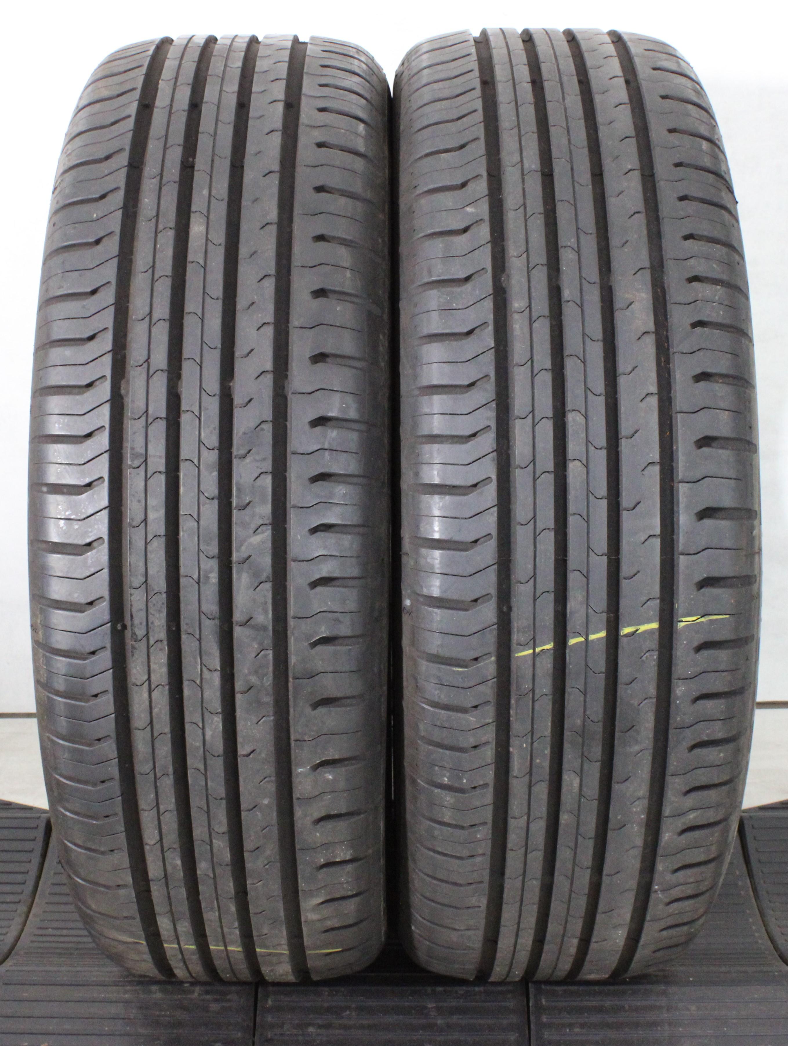2 x 215/60R17 96H Sommerreifen Continental Eco Contact 5 6,5-7mm 2017