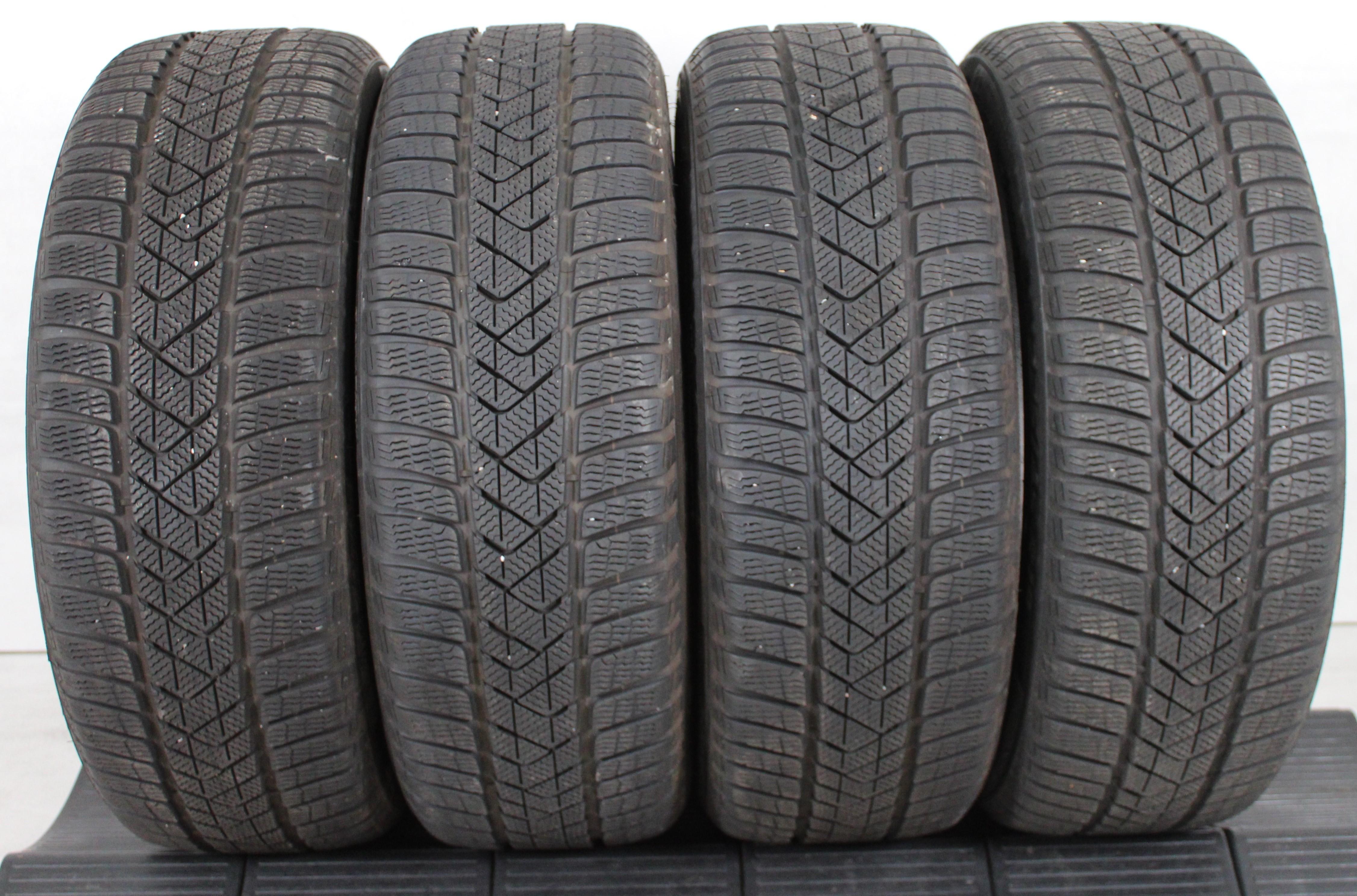4 x 225/45R19 96V Winterreifen Pirelli Sottozero 3 Runflat 6-7mm 1x2019/3x2020 *