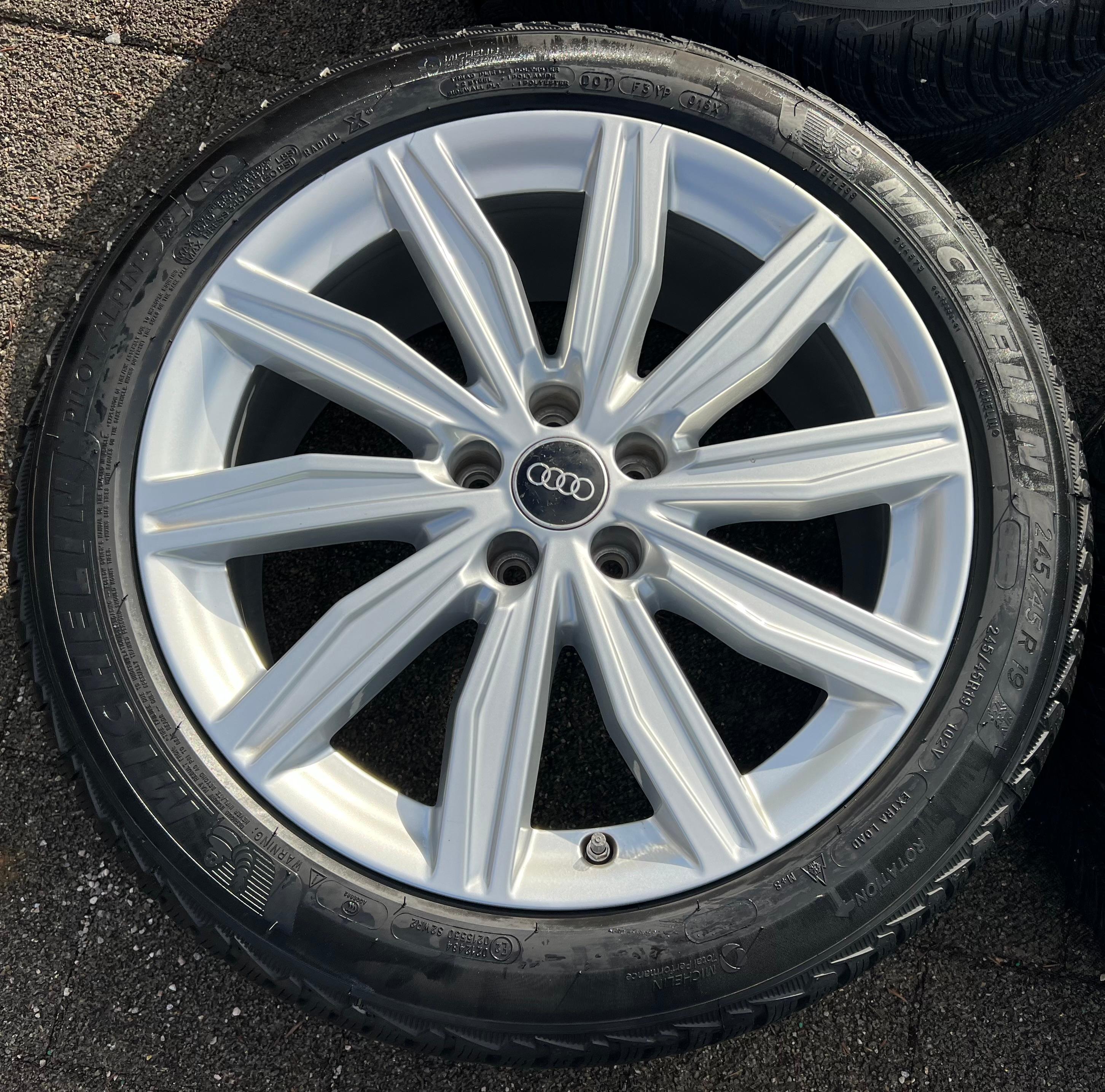 4 ORIGINAL 19" ALU WINTERRÄDER AUDI A6 S6 C8 4K 4K0601025M 245/45R19 102V 2022