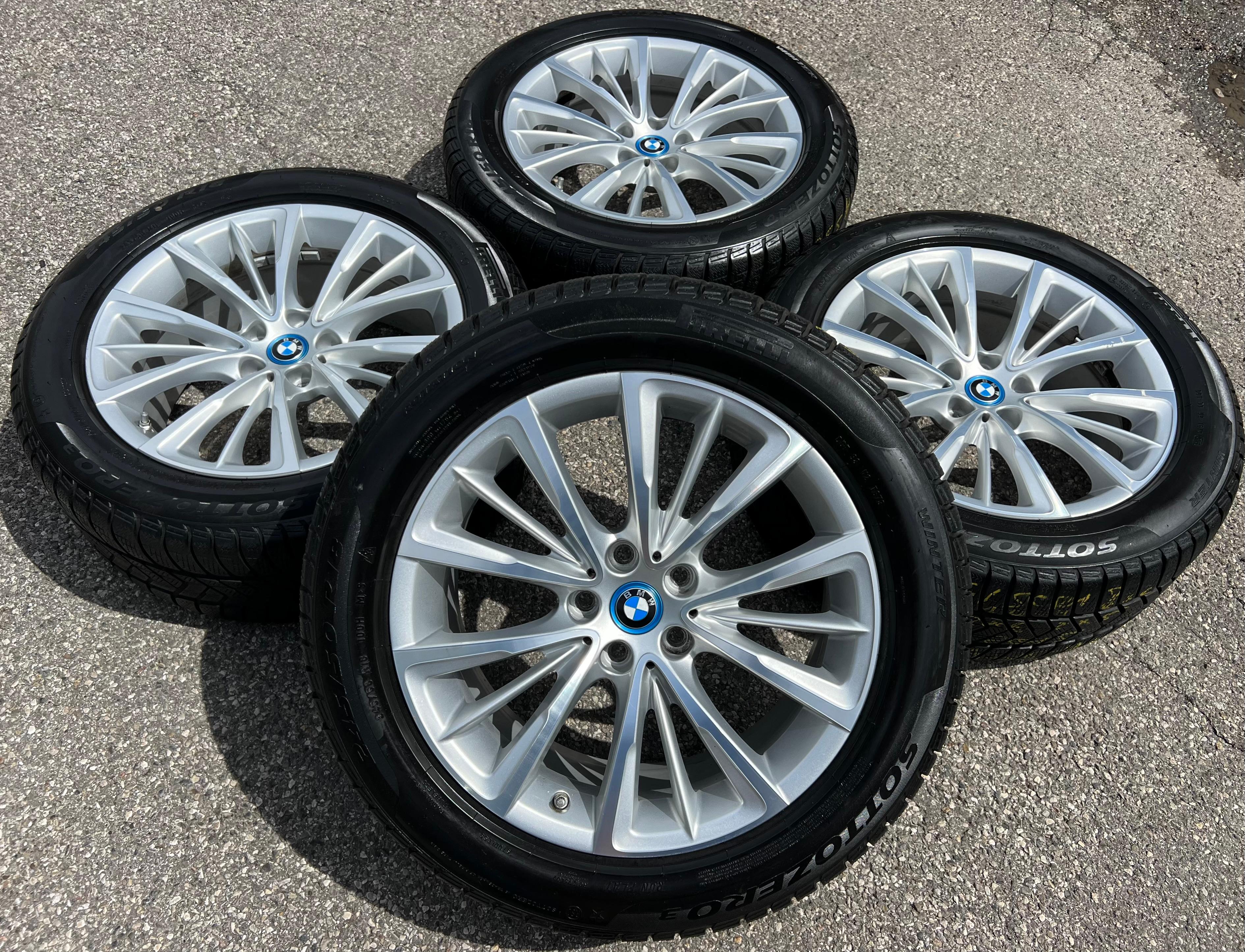 4 ROUES D'HIVER ORIGINALES 18" EN ALU BMW SÉRIE 7 G11 G12 STYLING 643 6867339 LIVRAISON GRATUITE