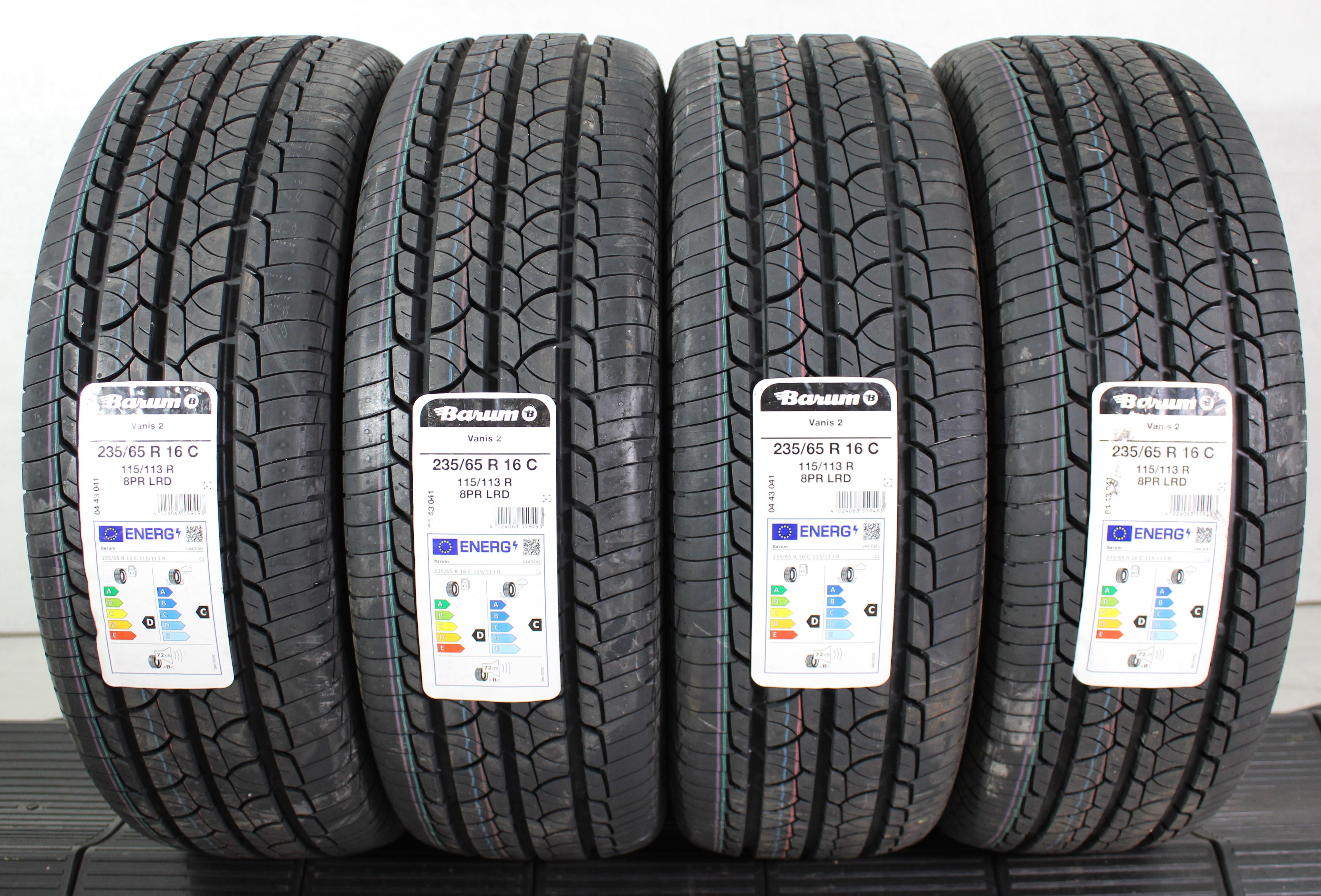 4 x 235/65R16C 115/113R Zomerbanden Barum Vanis 2 2022 NIEUW Gratis verzending