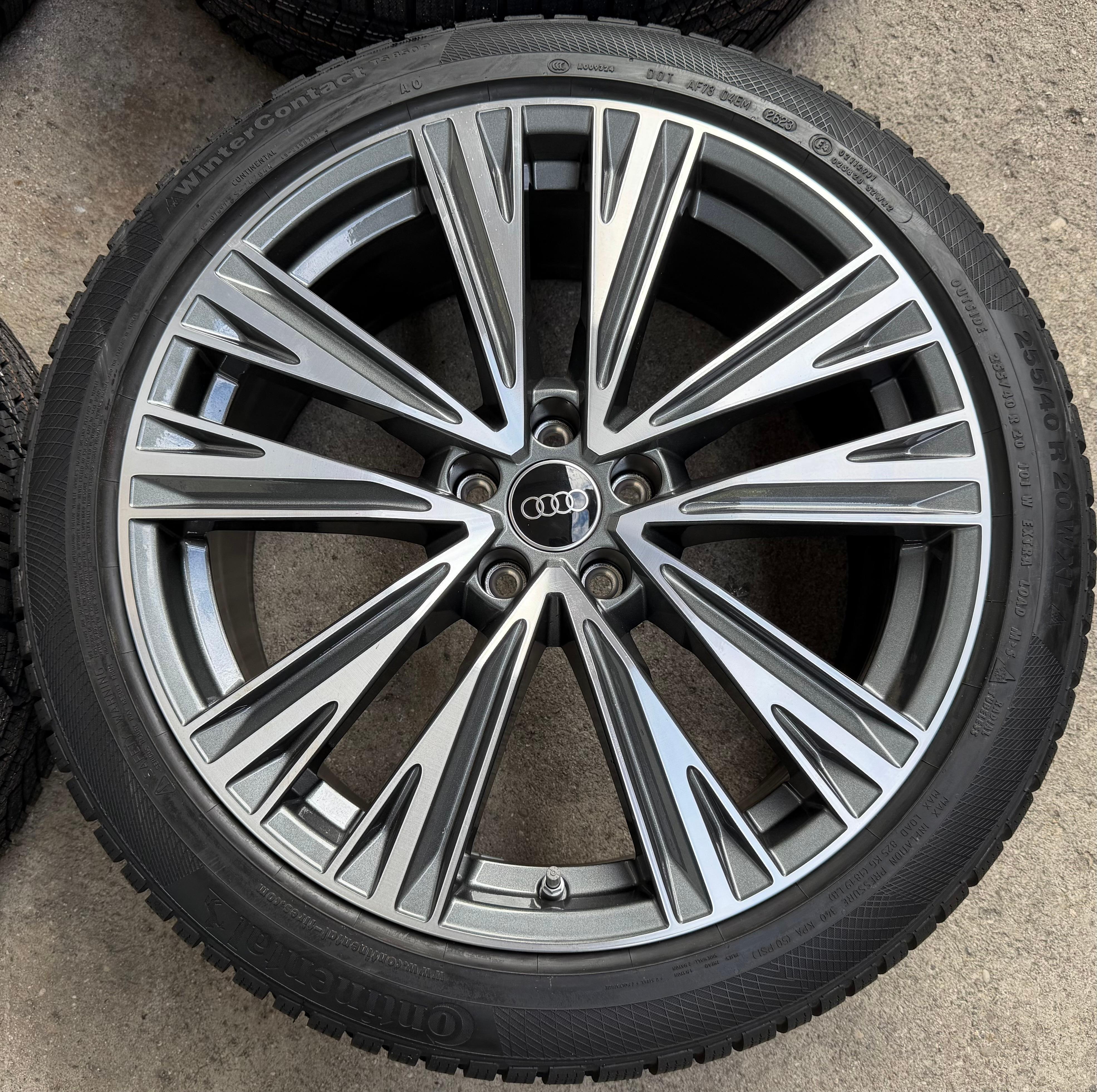 4 Original 20" Alu Winterräder AUDI A6 S6 C8 4K F2 4K0601025J 255/40R20 101W NEU