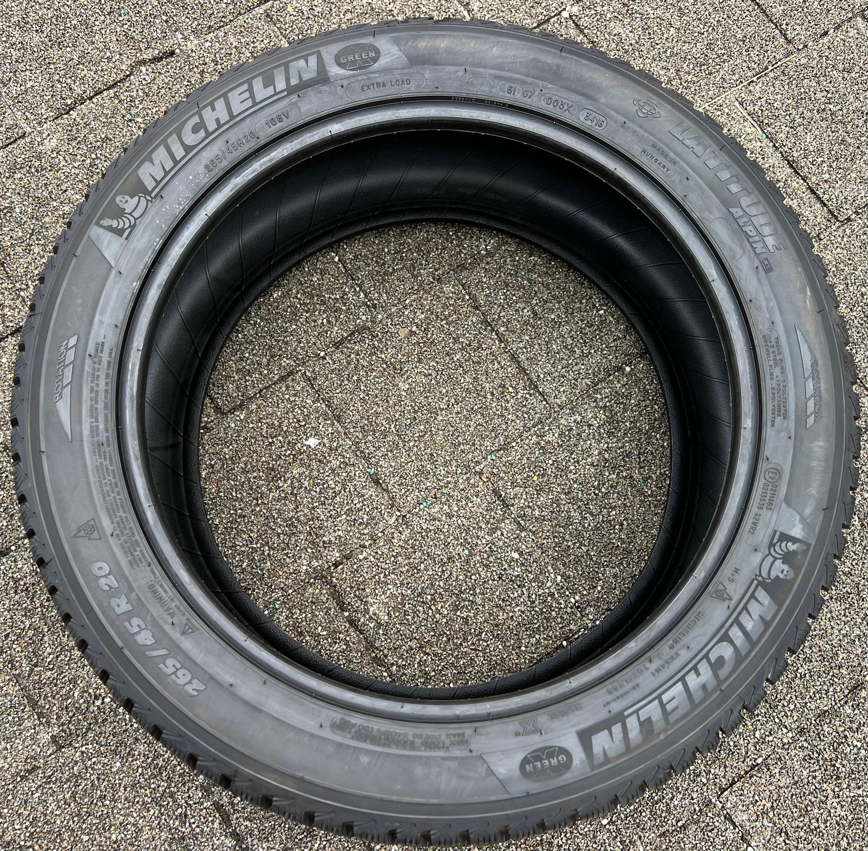 1 x 265/45R20 104V Winterreifen Michelin Laitutde Alpin LA2 NEU 2016