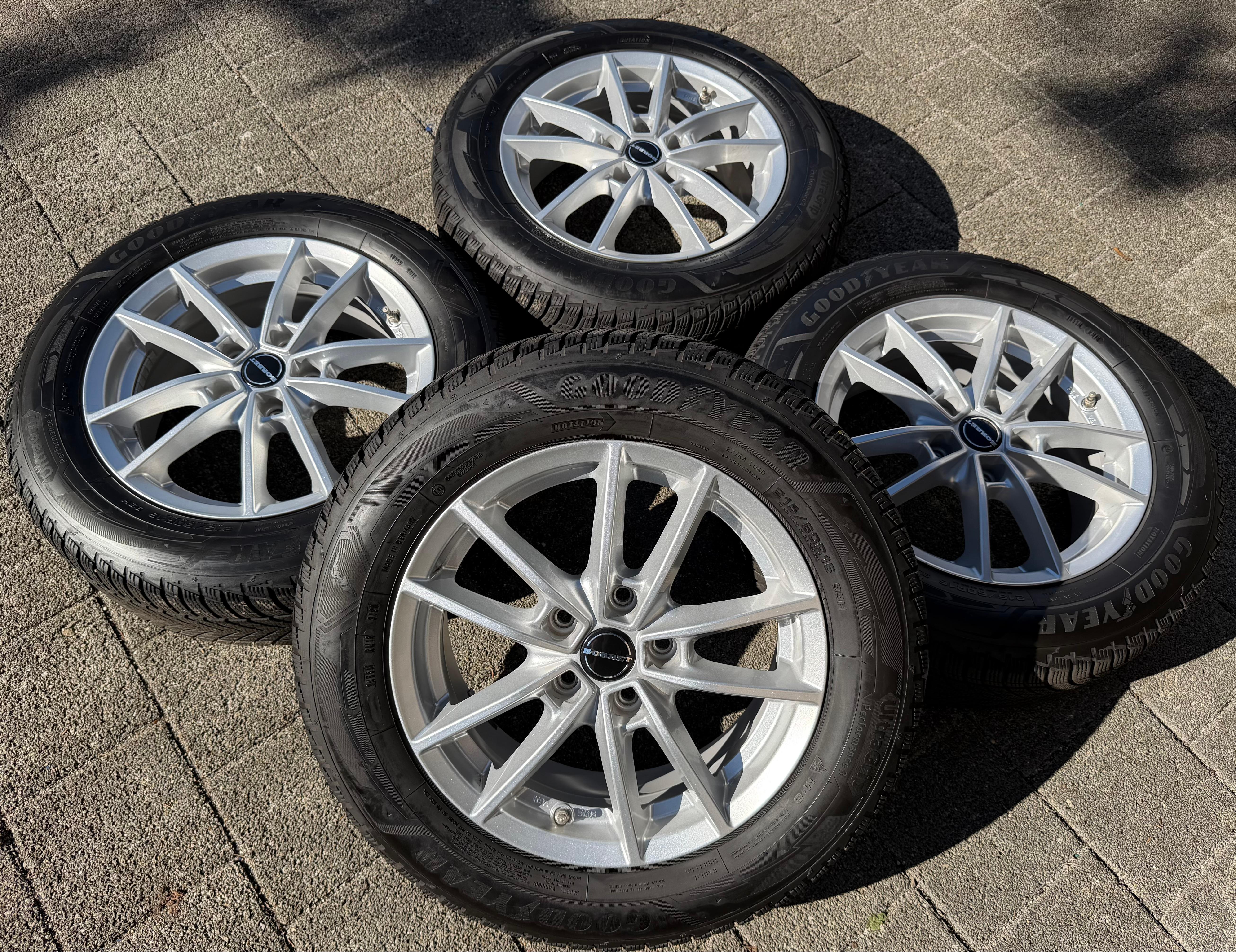 4 Alu Winterräder Audi Q2 Seat Ateca Skoda Superb Yeti VW Passat B8 3G Beetle 215/60R16