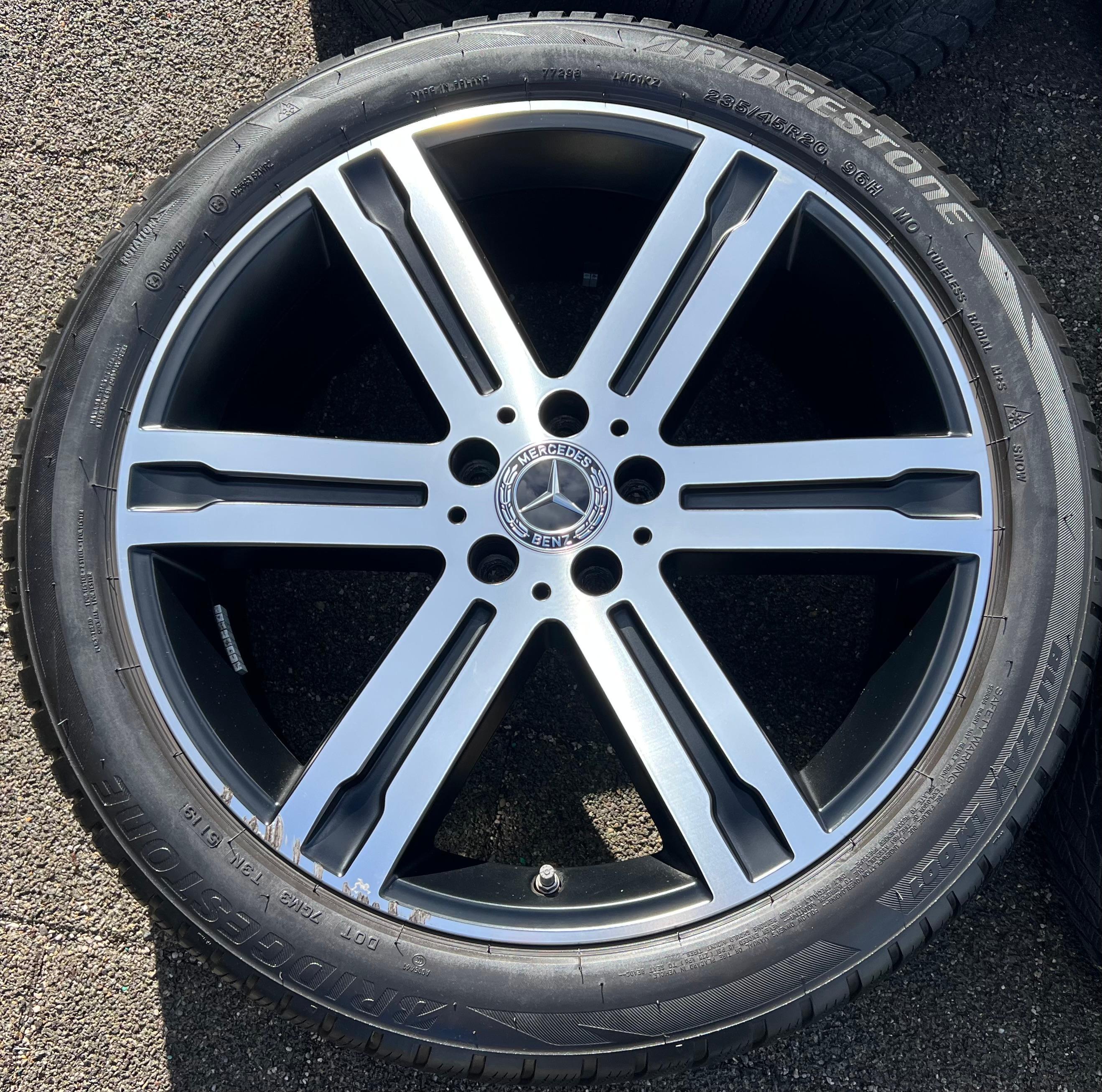 4 ORIGINAL 20" ALU WINTERRÄDER MERCEDES GLA H247 GLB X247 A2474014000 RDKS TOP