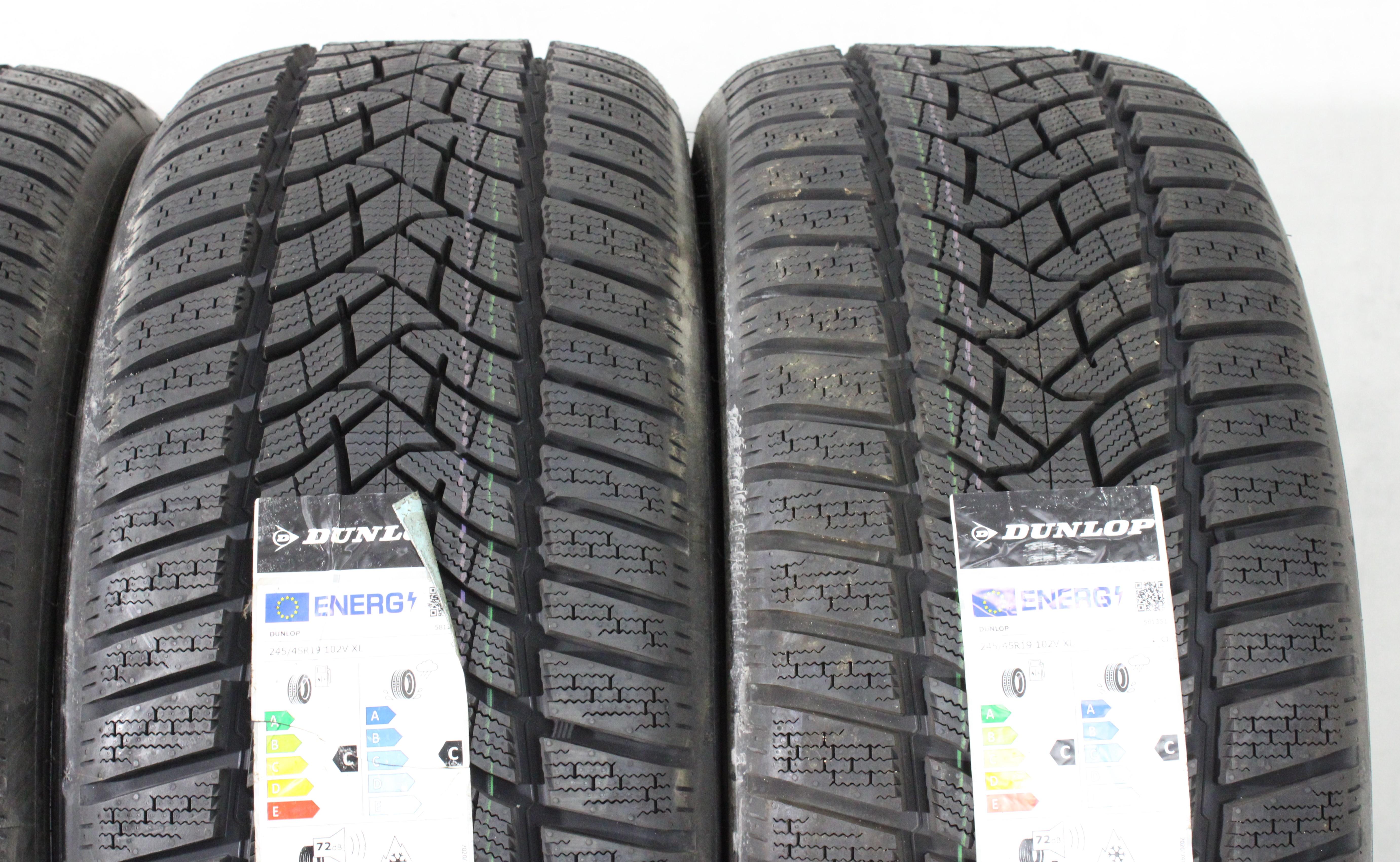 4 x 245/45R19 102V pneus hiver Dunlop Winter Sport 5 2022 NEU