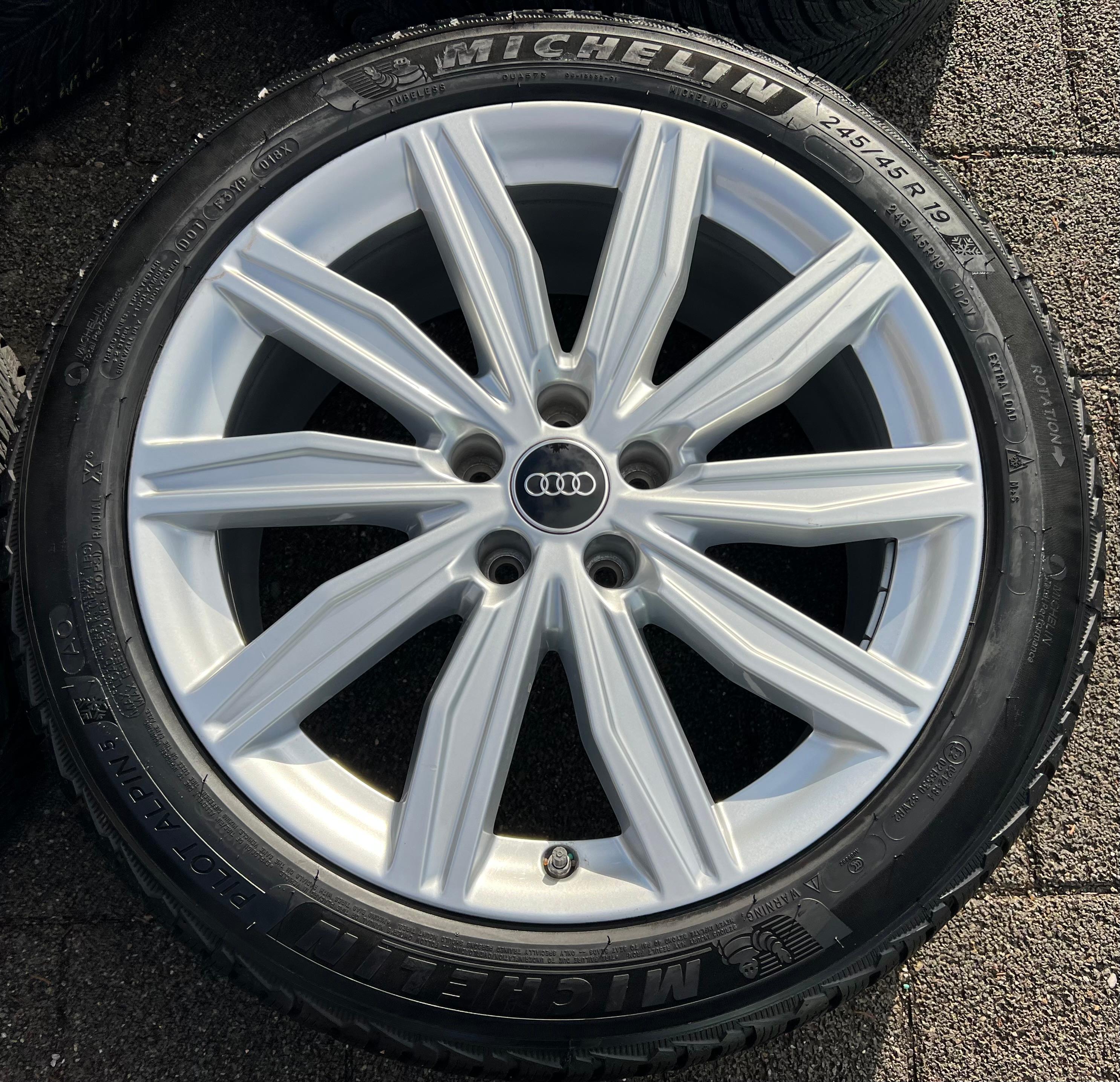 4 ORIGINAL 19" ALU WINTERRÄDER AUDI A6 S6 C8 4K 4K0601025M 245/45R19 102V 2022