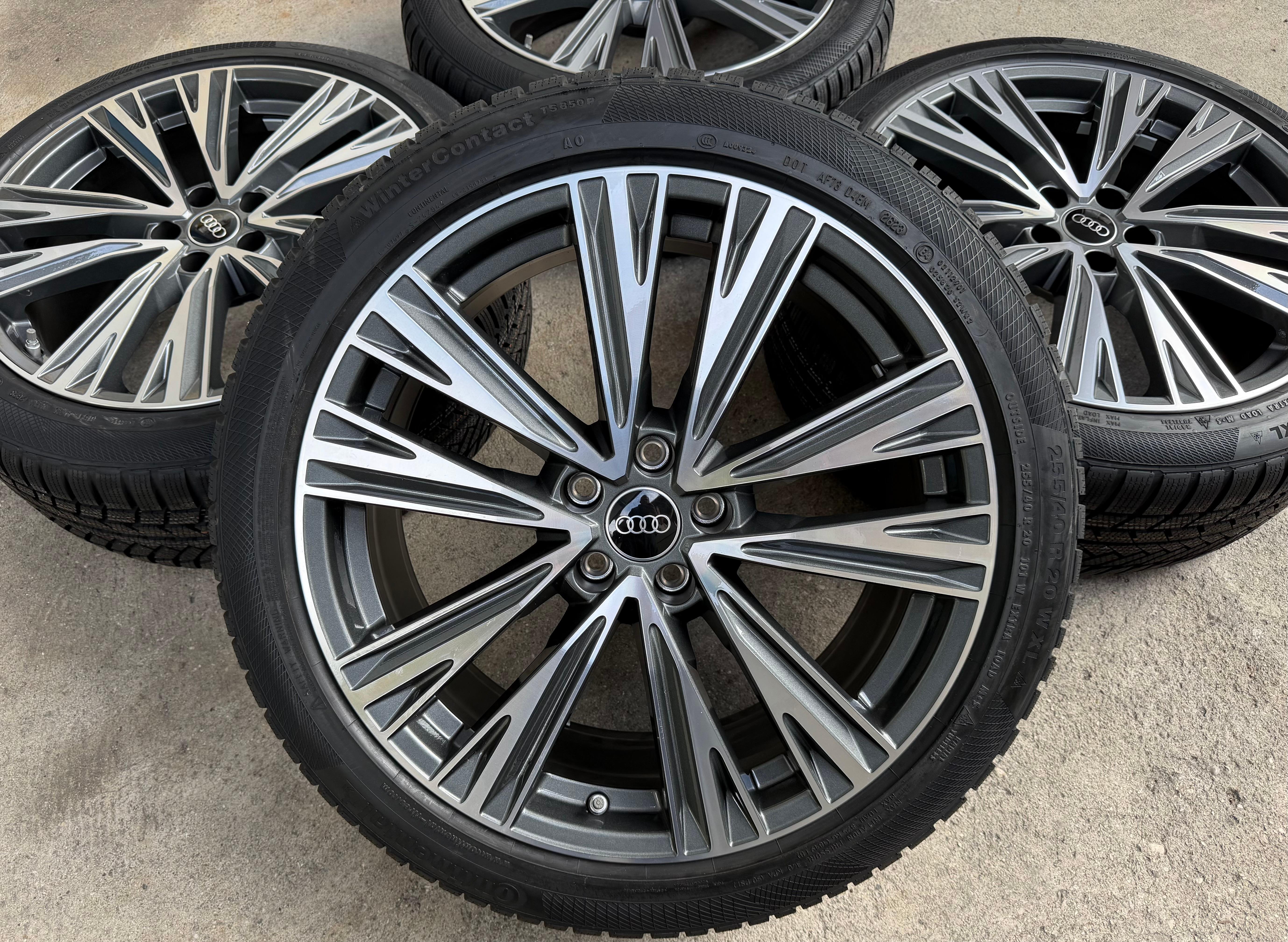 4 Original 20" Alu Winterräder AUDI A6 S6 C8 4K F2 4K0601025J 255/40R20 101W NEU