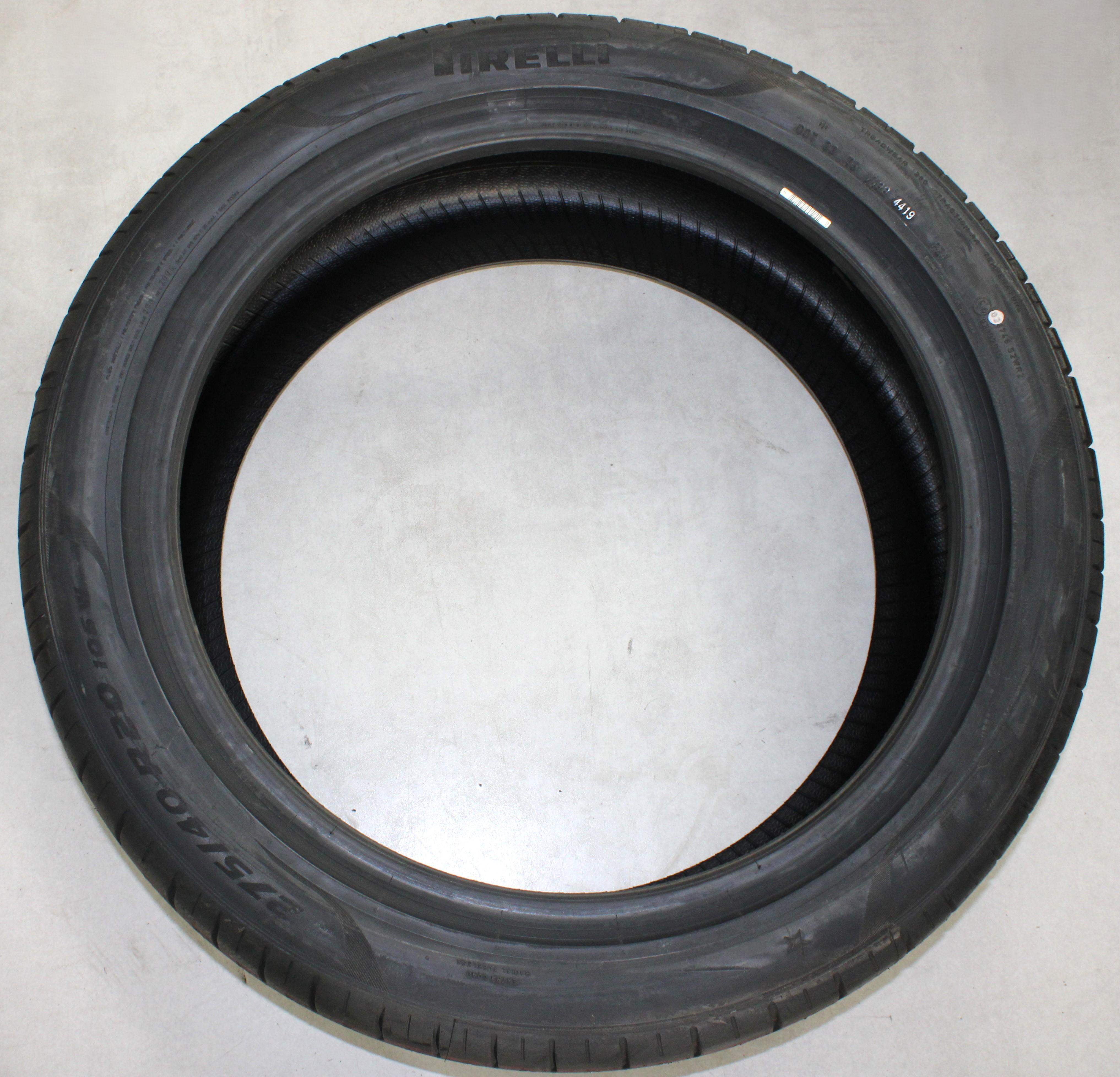 2 x 275/40R20 106W Sommerreifen Pirelli Pzero PZ4 Volles Profil 2019 * NEU