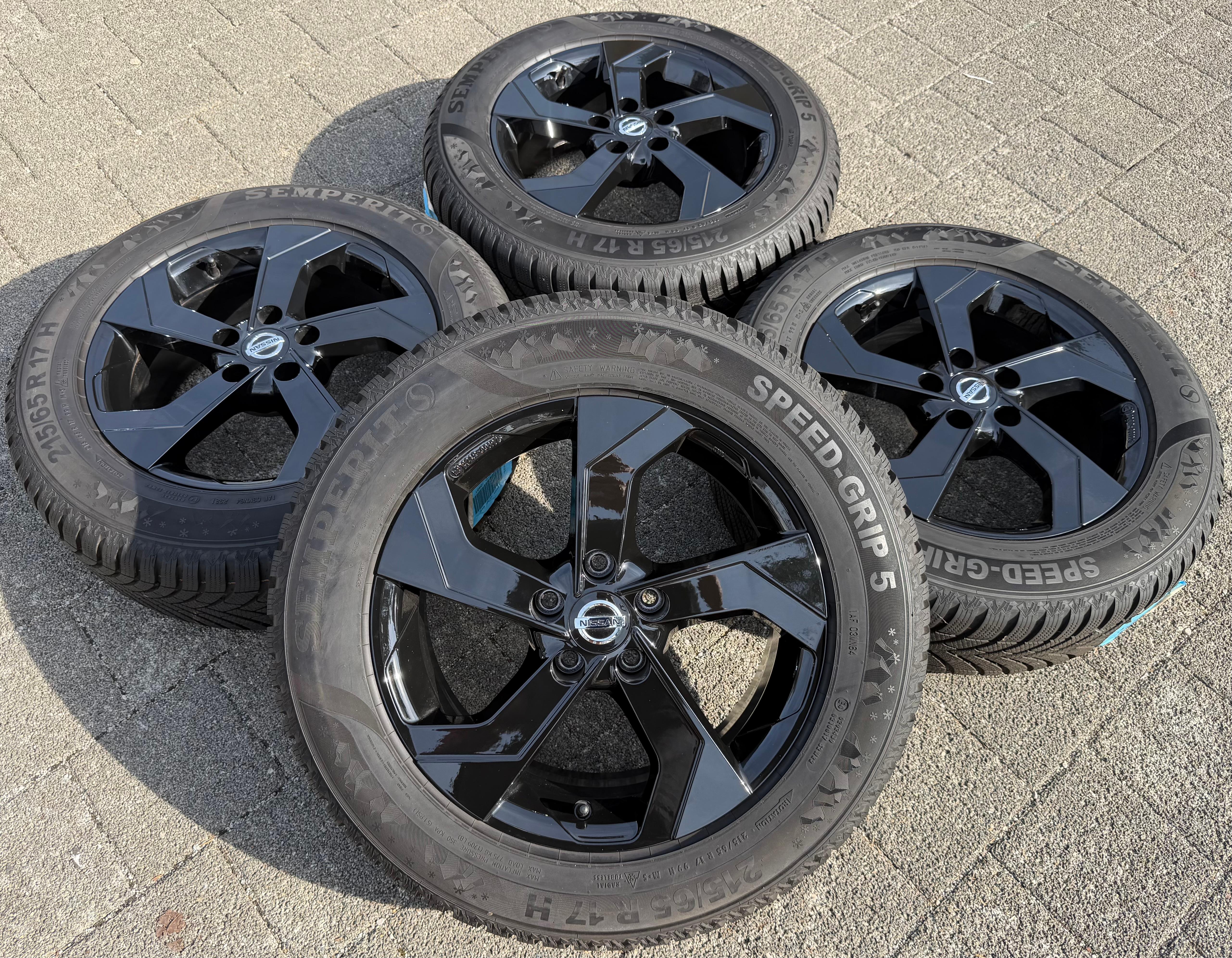 4 Original 17" Alu Winterräder Nissan Qashqai III J12 215/65R17 99H RDKS 8MM