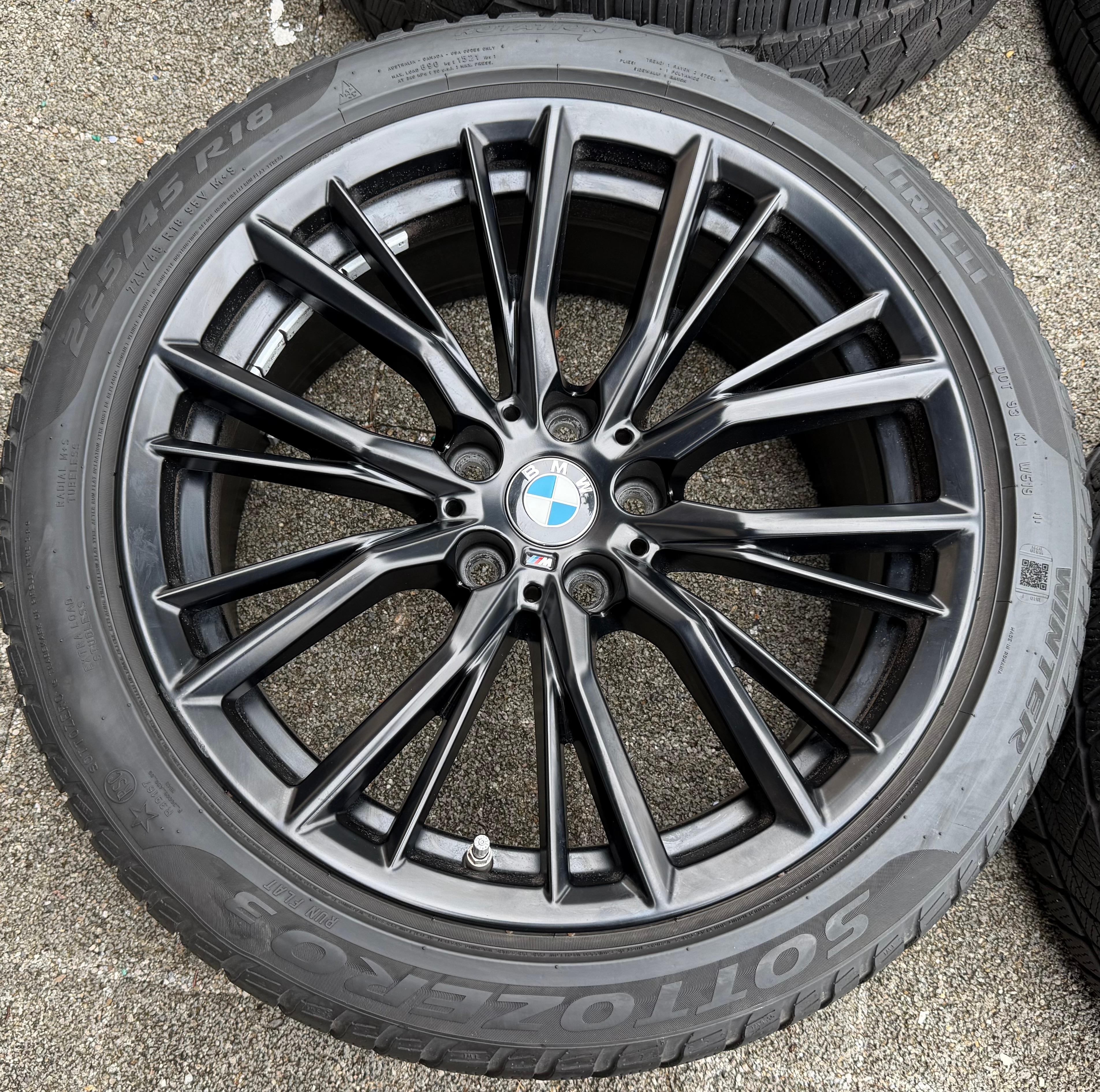 4 Original 18" Alu Winterräder BMW 3ER Reihe G20 G21 4ER G22 G23 2ER G42 M796 RDKS