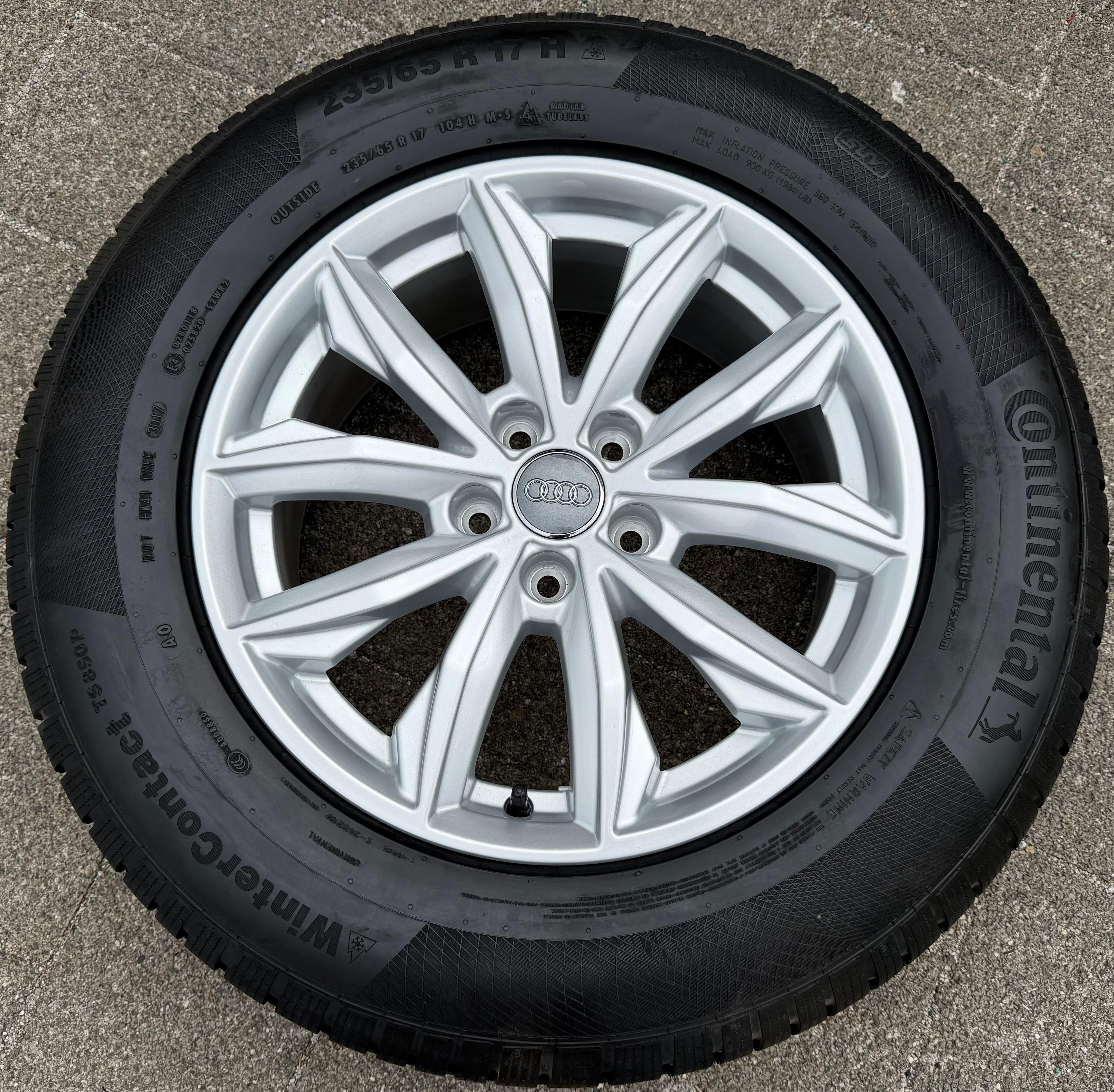 1 ORIGINELE 17-INCH ALUMINIUM VELG AUDI Q5 FY 80A601025J 7x17 ET34 GRATIS VERZENDING