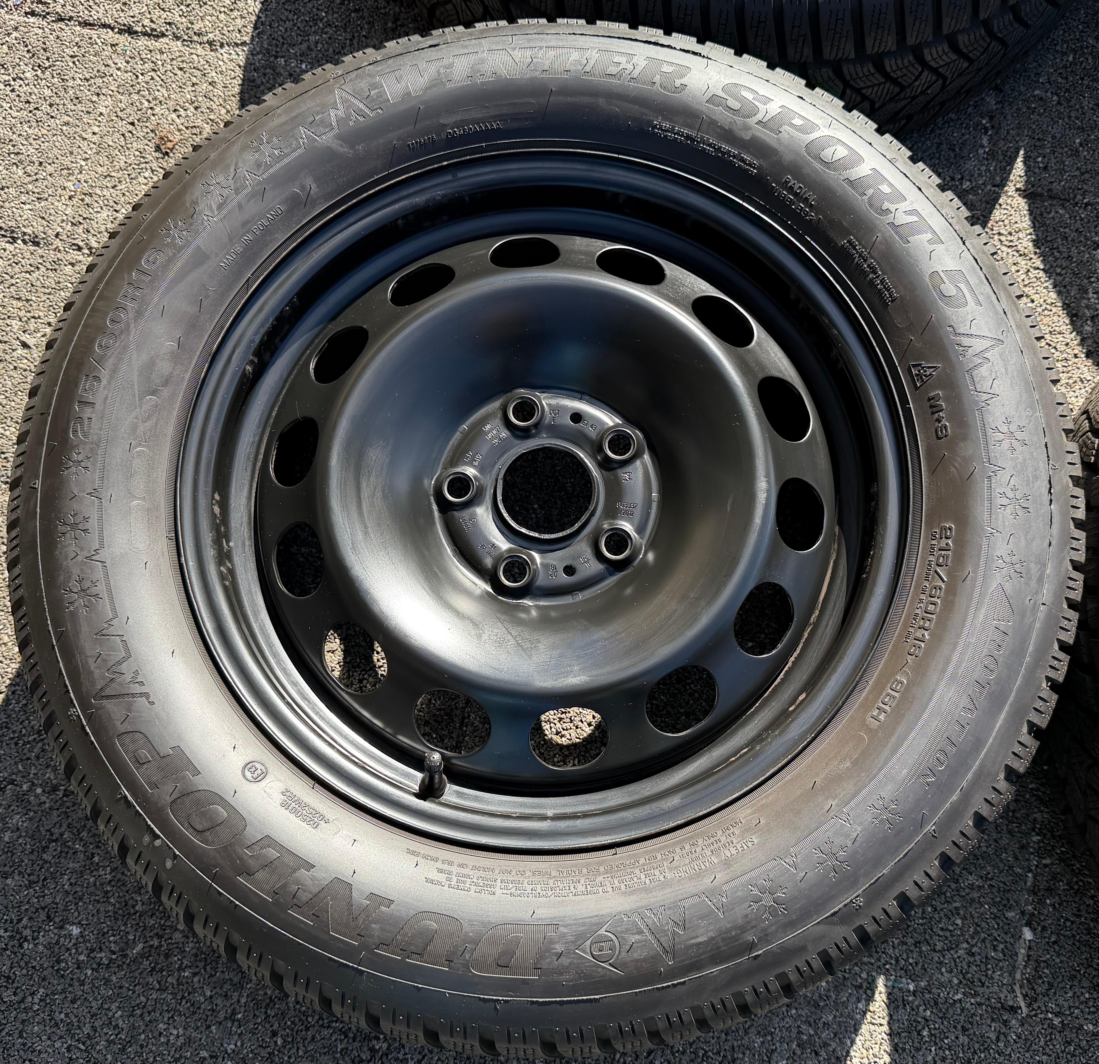 4 Winterräder VW T-Roc Skoda Karoq Seat Cupra Ateca 215/60R16 95H Dunlop