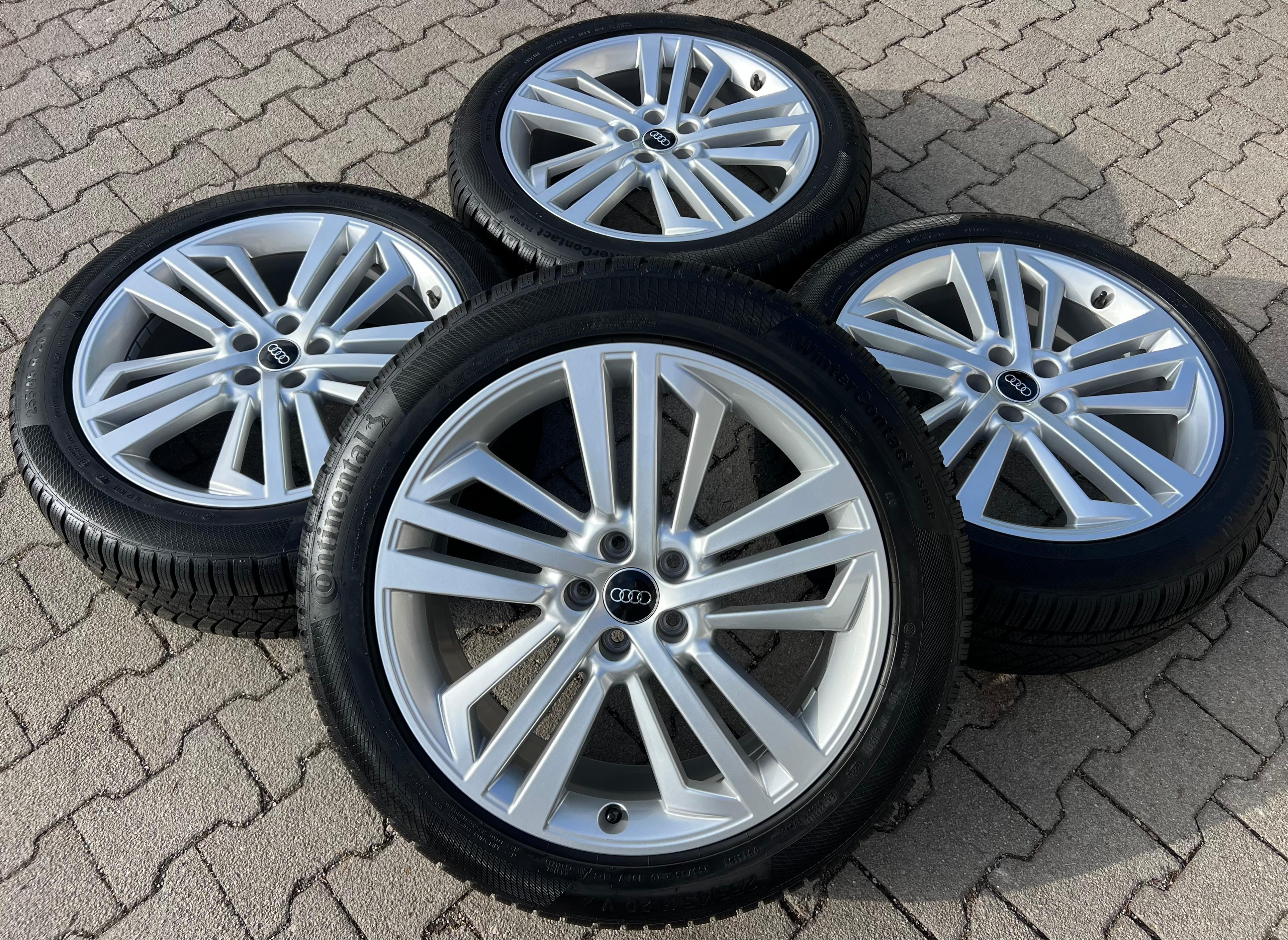 4 ORIGINAL 20" ALU WINTERRÄDER AUDI Q5 SQ5 FY 80A601025L 255/45R20 101V CONTINENTAL