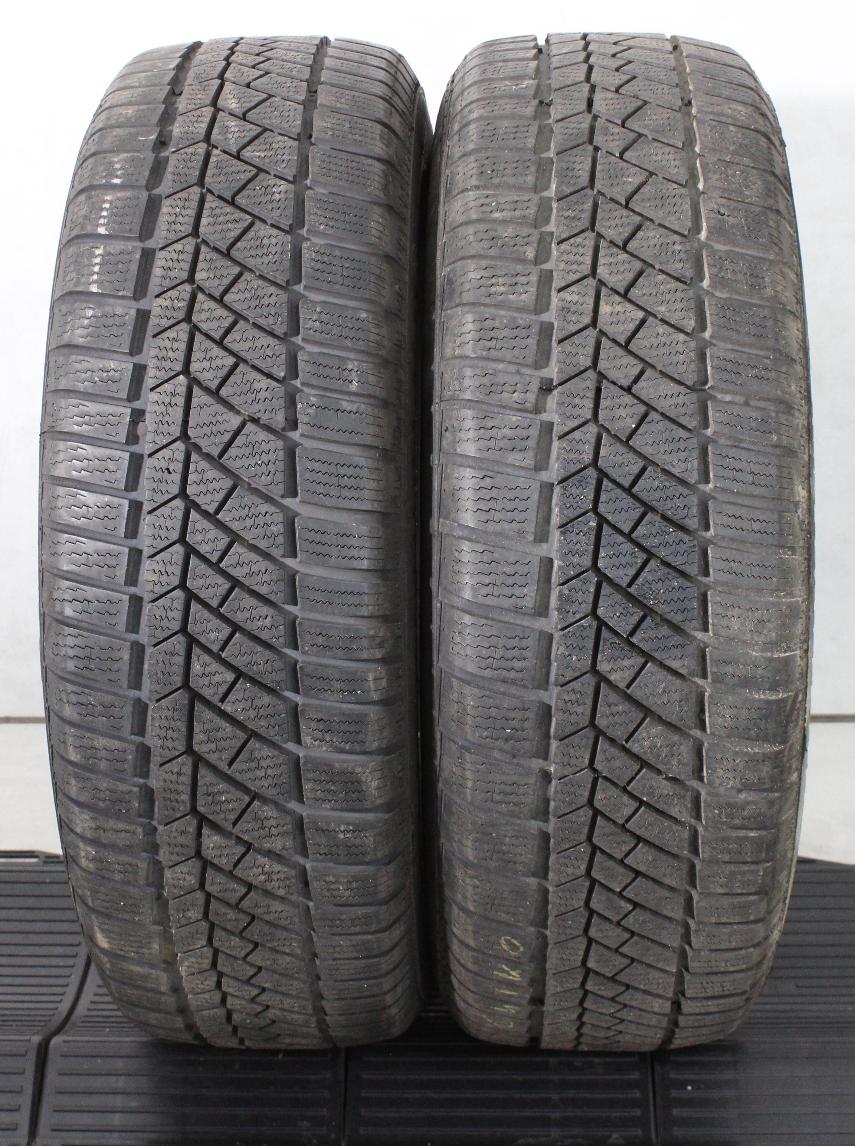 2 x 195/65R16 92H Winterreifen Continental Winter Contact TS830P 6,5-7mm 2016 *