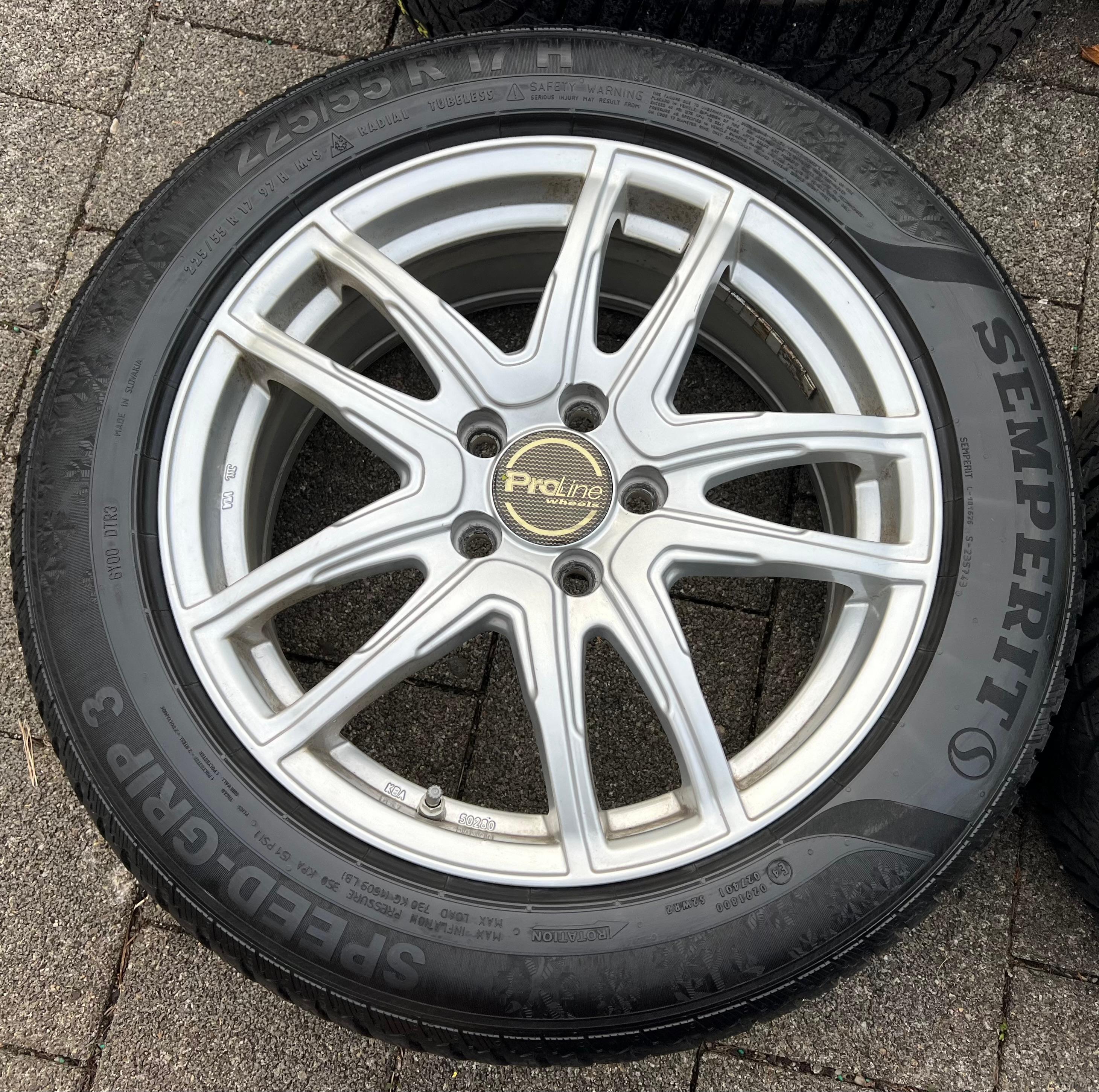 4 ALU 17" WINTERRÄDER BMW X1 F48 X2 F39 225/55R17 97H RDKS FREIHAUS