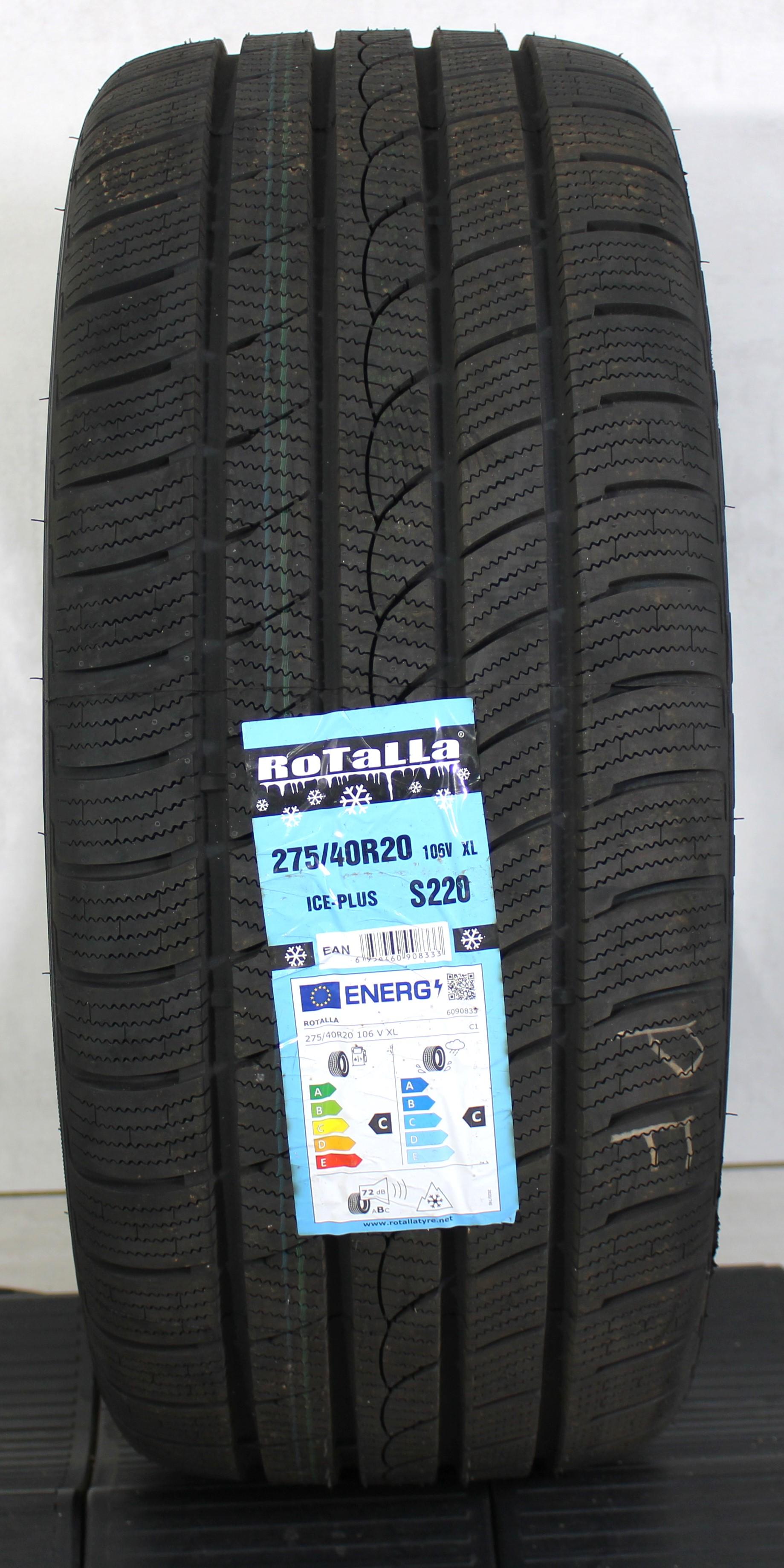 1 x 275/40R20 106V Winterreifen Rotalla Ice-Plus S220 2022 XL
