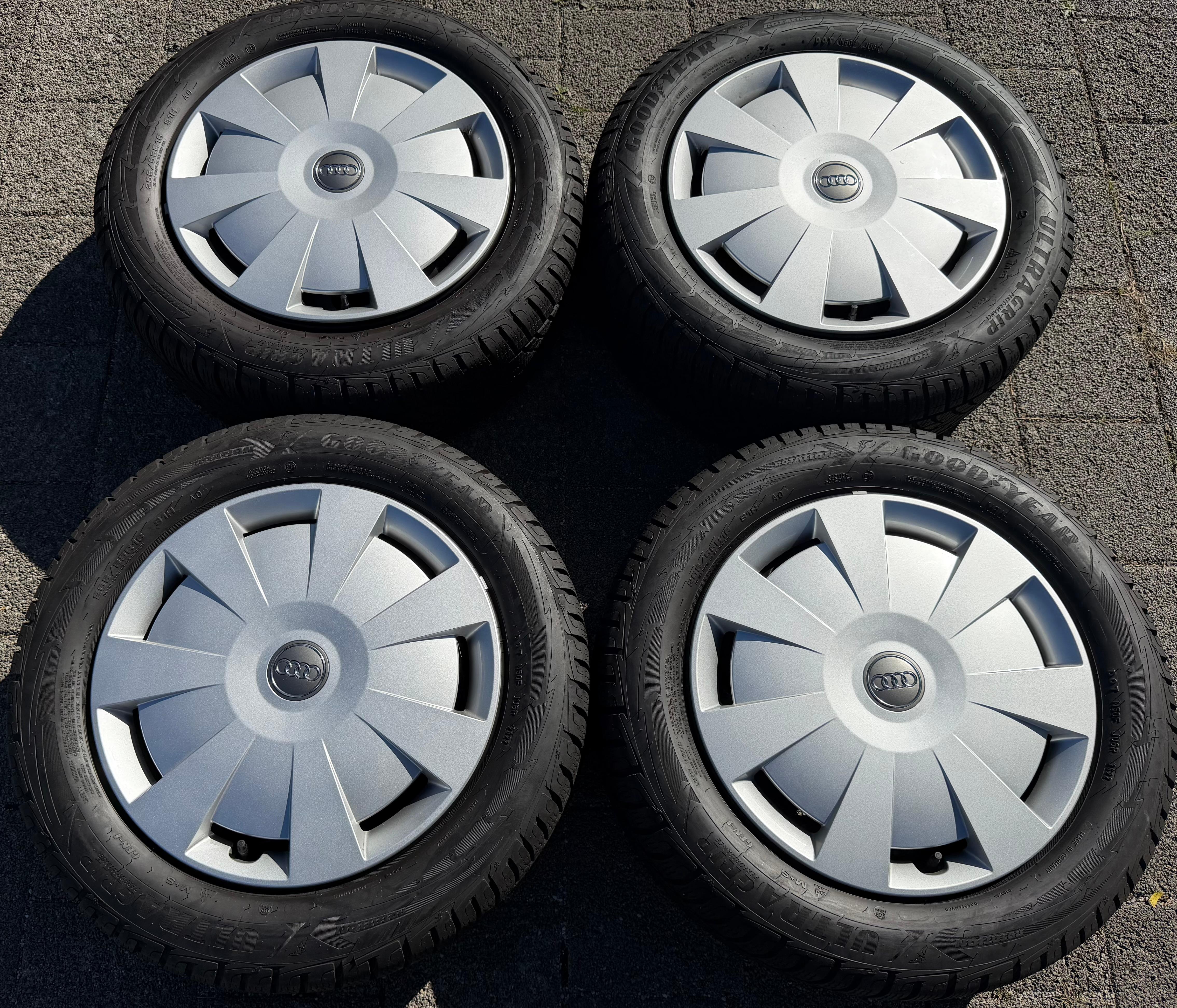 4 ruedas de invierno Audi A3 8V Sportback Cabrio 205/55R16 91H Goodyear 8V0601027A 2022