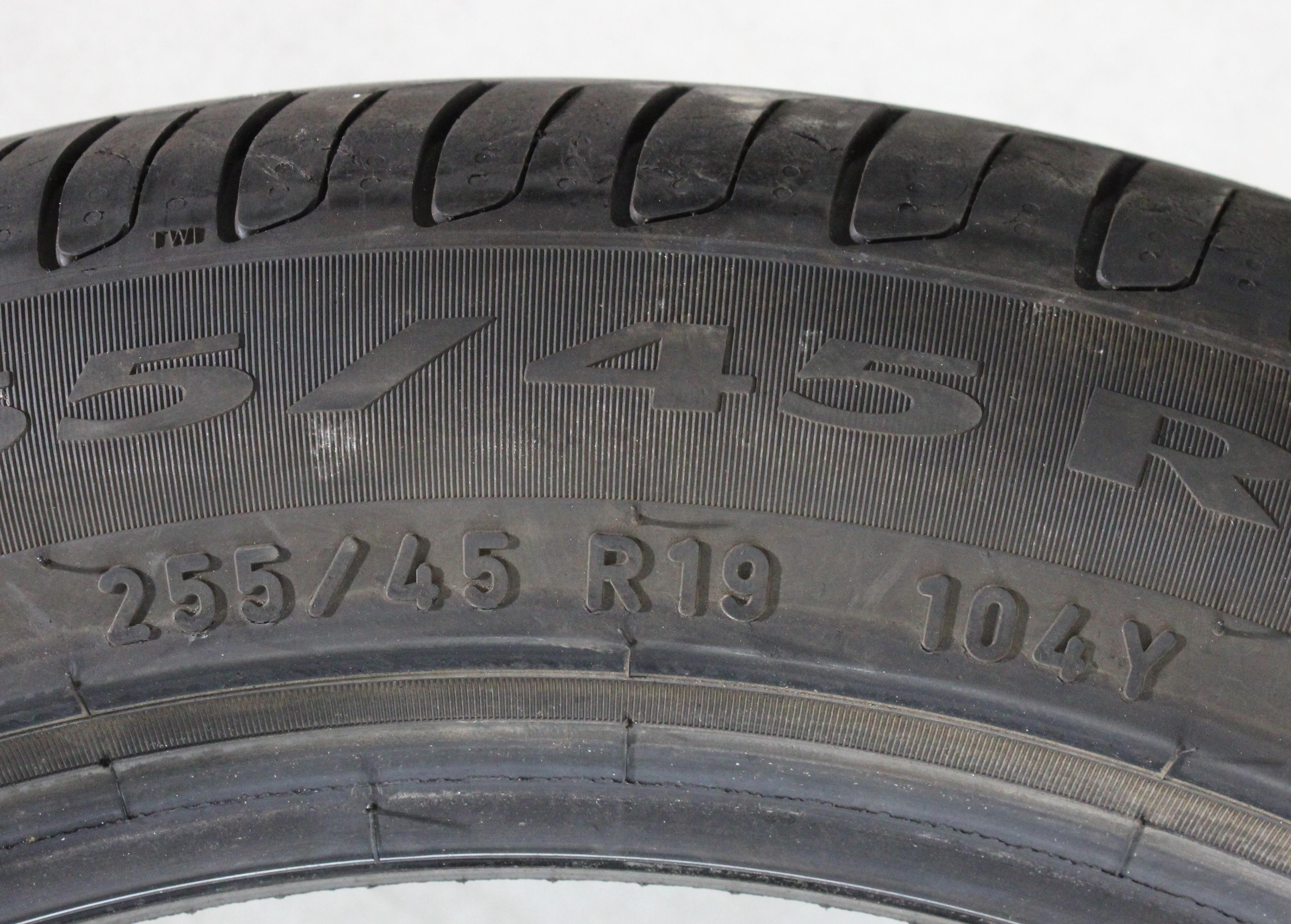 2 x 255/45R19 104Y zomerbanden Pirelli Cinturato P7 A01 6,5-7 mm 2021 PNCS
