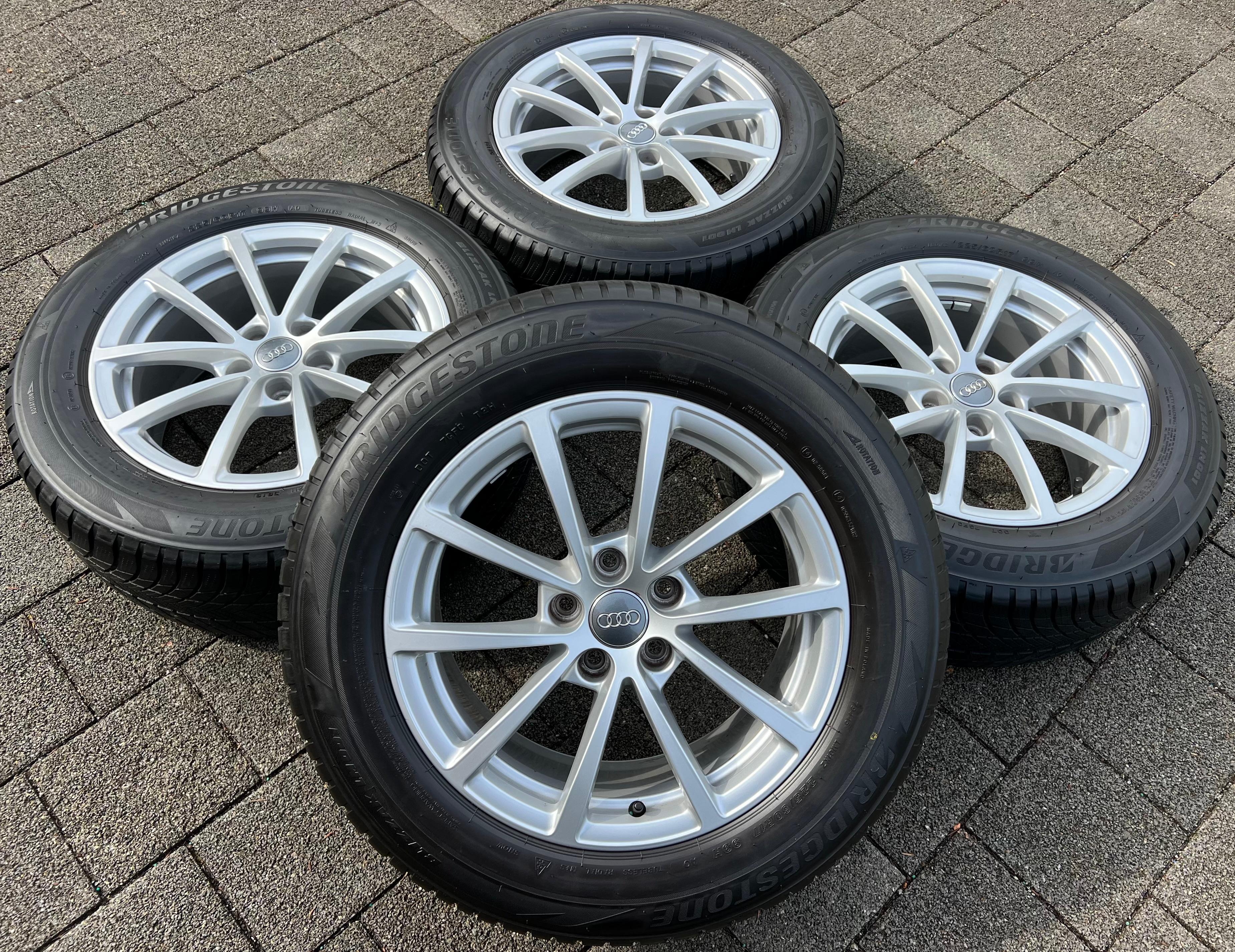 4 ROUES D'HIVER ORIGINALES 17" EN ALU AUDI A6 4K C8 F2 225/60R17 99H 4K0601025 LIVRAISON GRATUITE