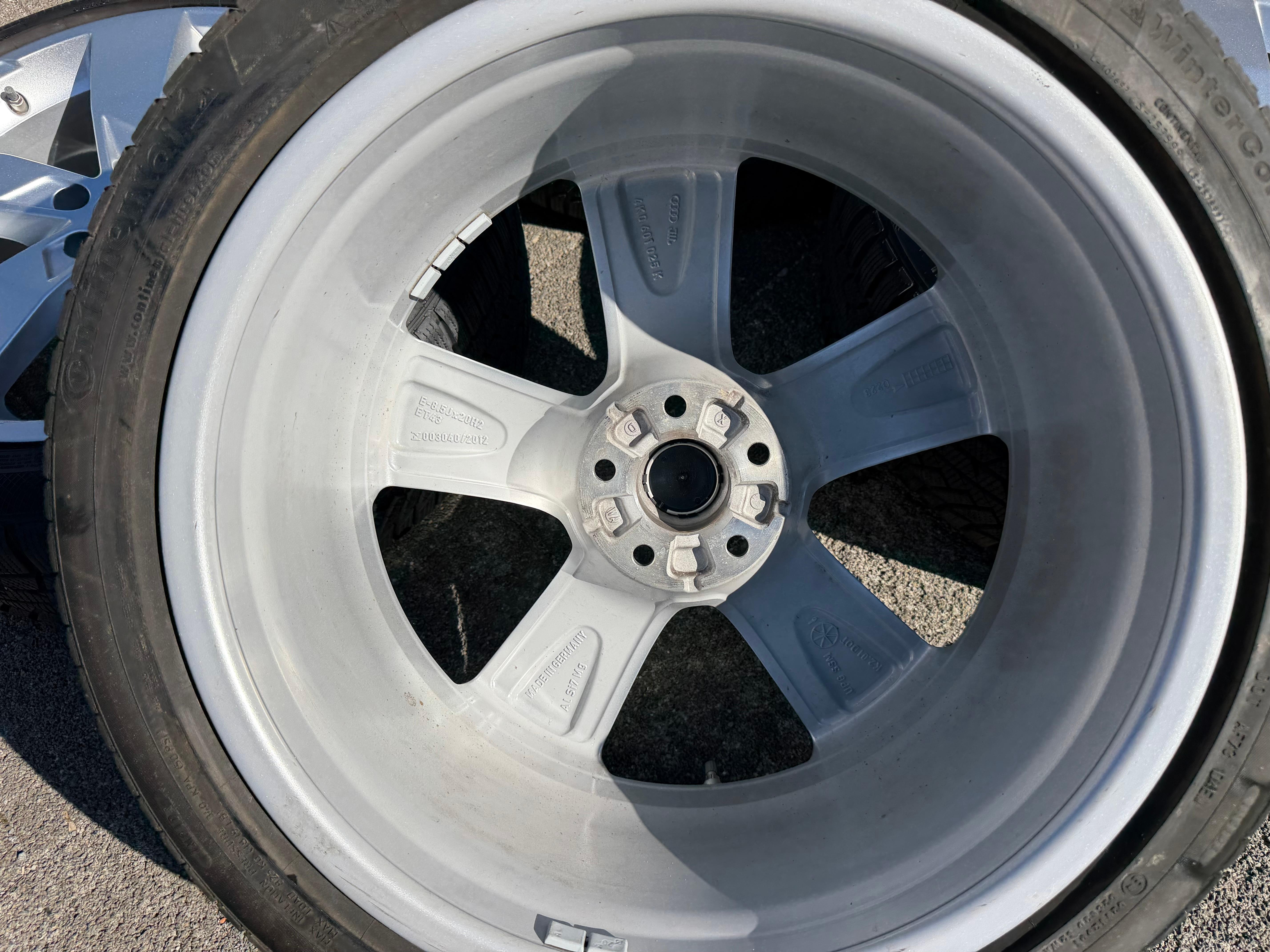 4 Original 20" Alu Winterräder Audi A6 S6 C8 F2 4K0601025K 2022 255/40R20 101W Continental