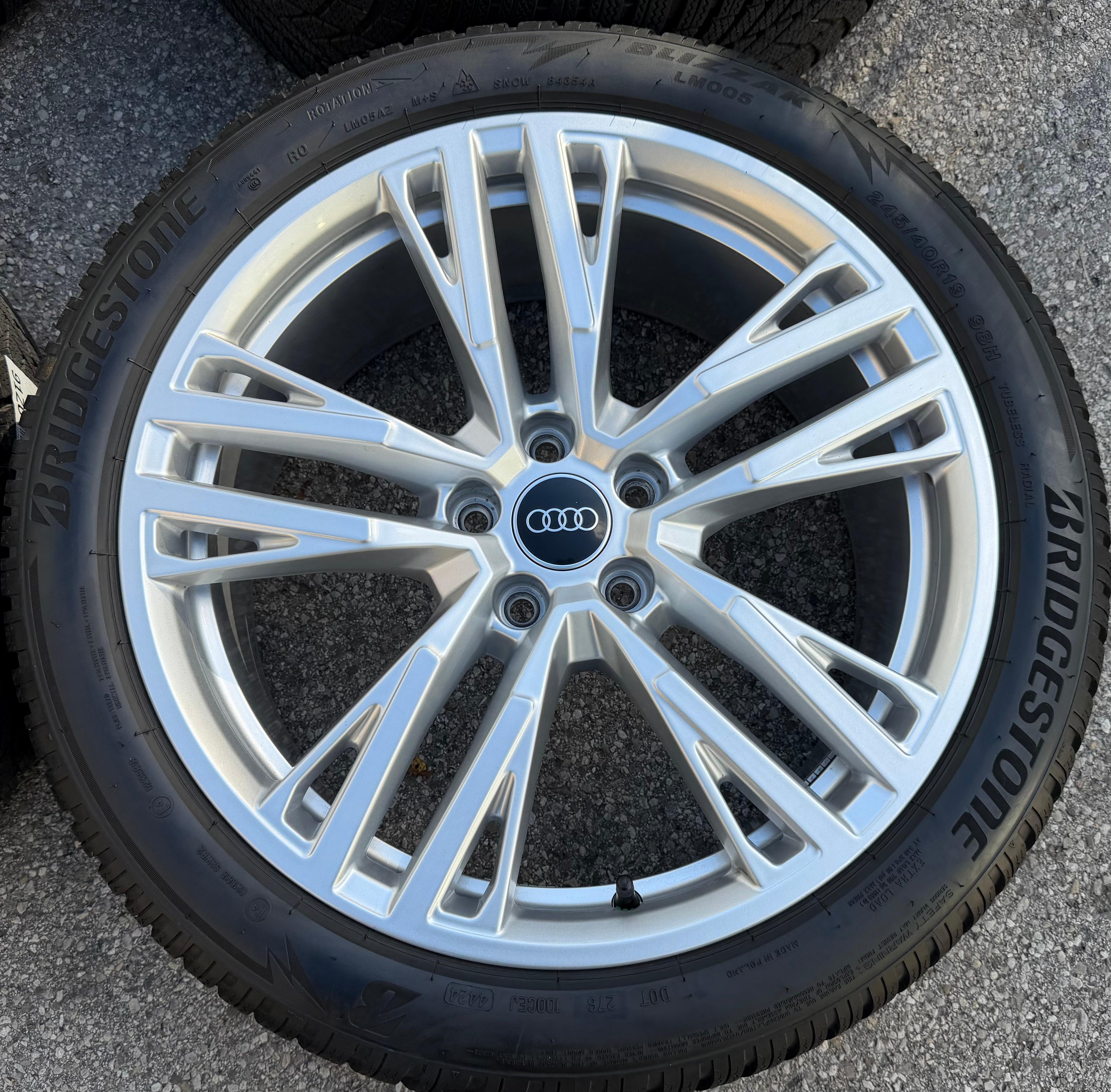4 RUEDAS DE INVIERNO ORIGINALES DE ALEACIÓN DE 19" PARA AUDI A5 S5 FU2 B10 8B3601025AS 245/40R19 98H 2024