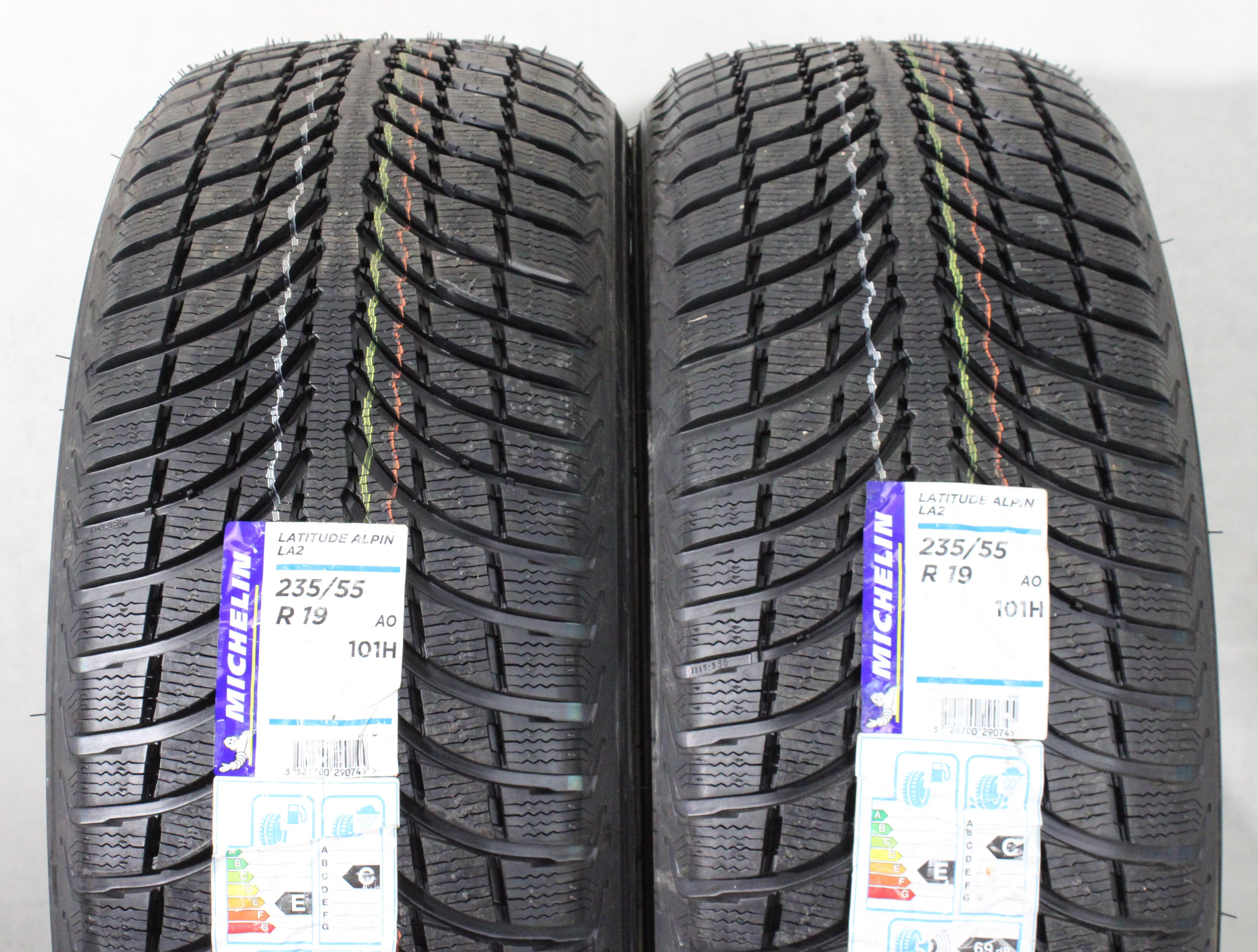 2 x 235/55R19 101H Winterreifen Michelin Latitude Alpin LA2 AO 2020