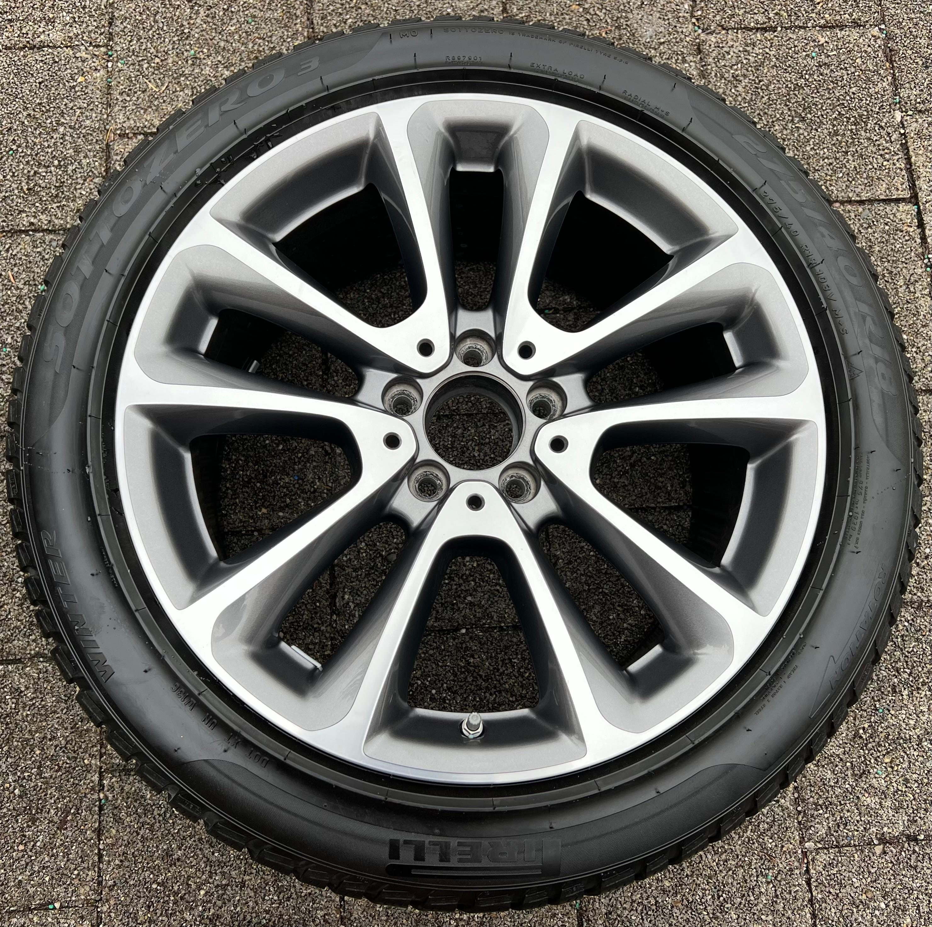 1 jante alu d'origine 18" Mercedes Classe E W213 A2134010400 9x18 ET52,5, livraison gratuite