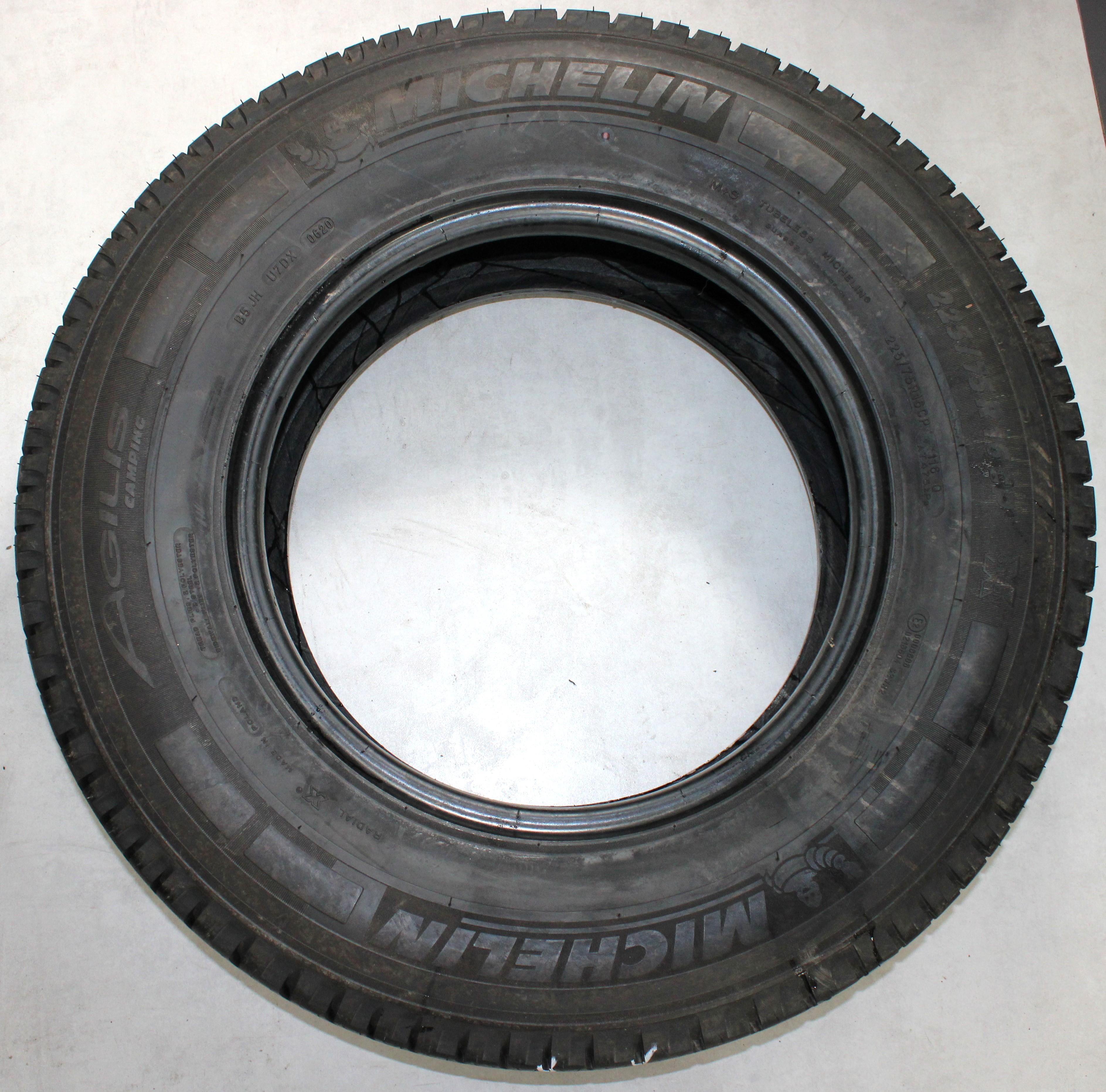 4 x 225/75R16C 116Q Sommerreifen Michelin Agilis Camping 8,5-9mm 2020 Freihaus