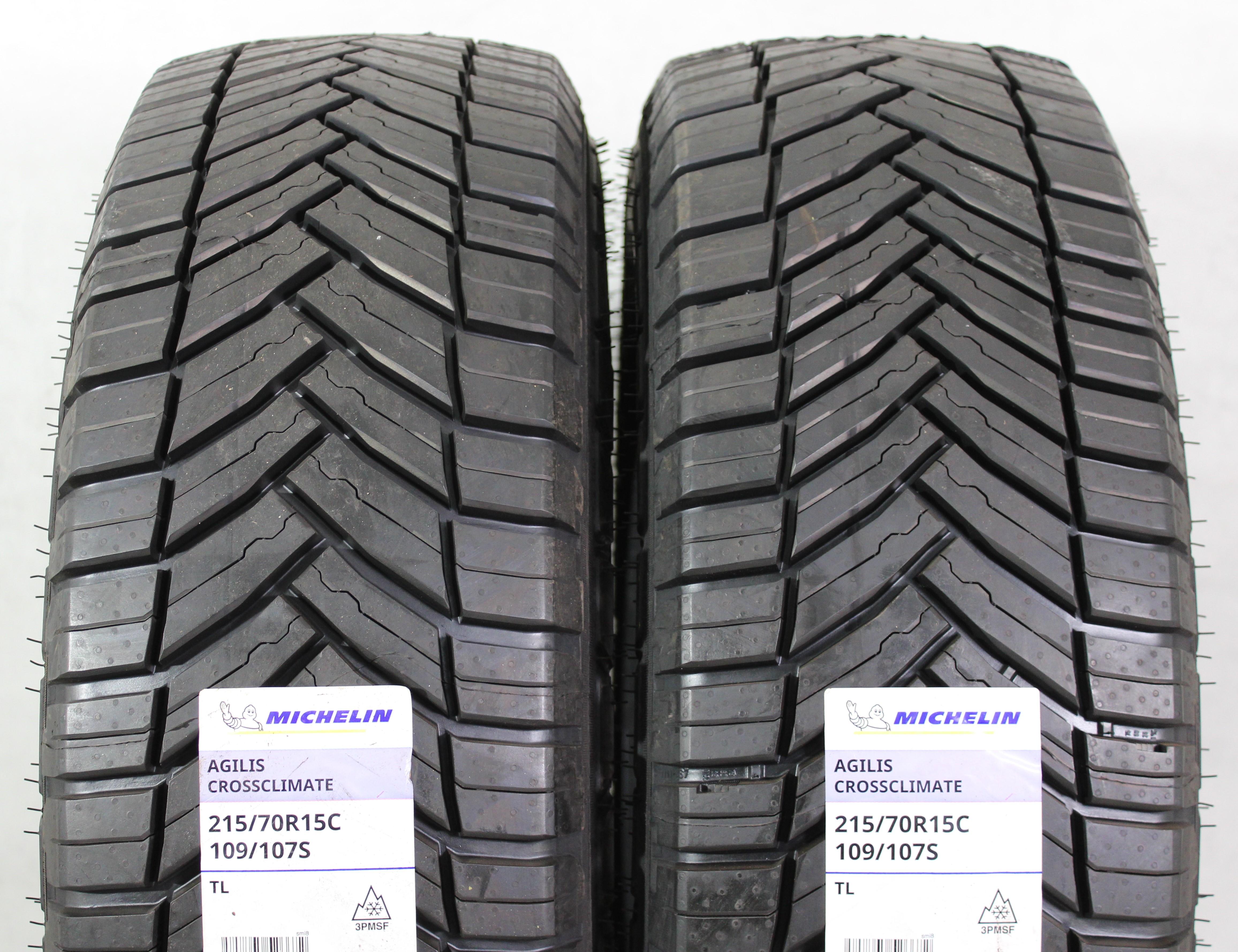 2 x 215/70R15C 109/107S Ganzjahresreifen Michelin Agilis Cross Climate 2022