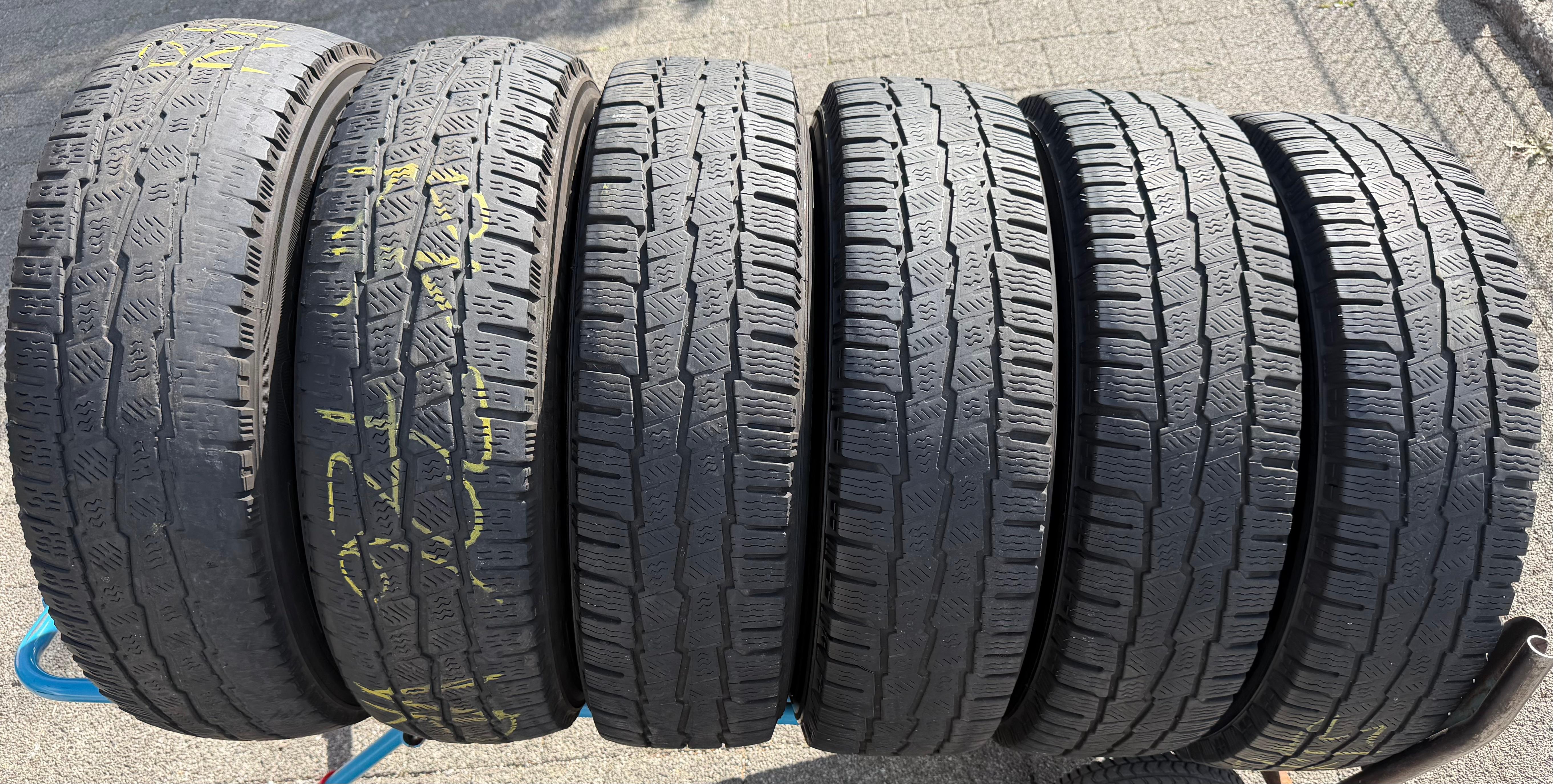 6 x WINTERRÄDER MERCEDES SPRINTER W906 A9064013800 205/75R16C 113/111R