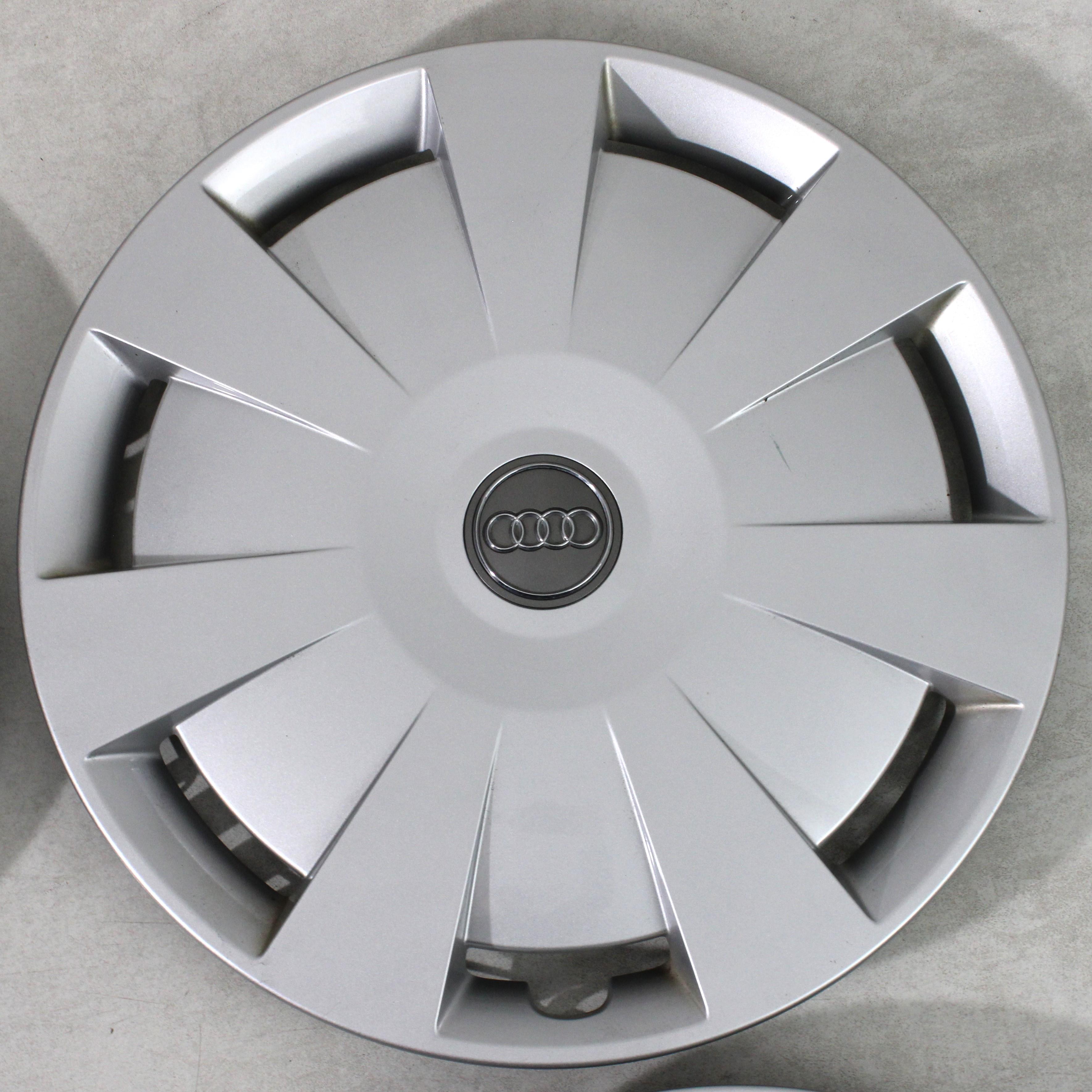 4 TAPACUBOS ORIGINALES DE 16" PARA AUDI A3 A4 Q2 8V0601147D, TAPACUBOS DE 16 PULGADAS CON ENVÍO GRATUITO