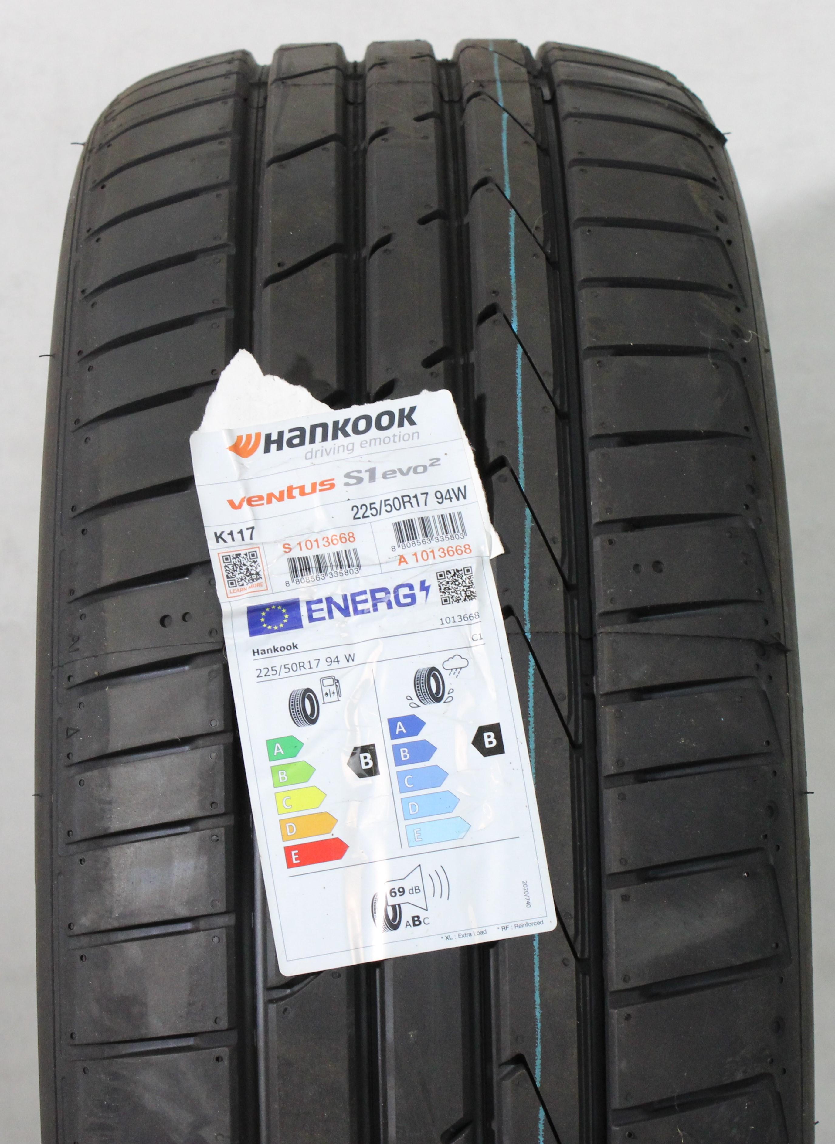 1 x 225/50R17 94W Sommerreifen Hankook Ventus S1 Evo 2 MO 2024