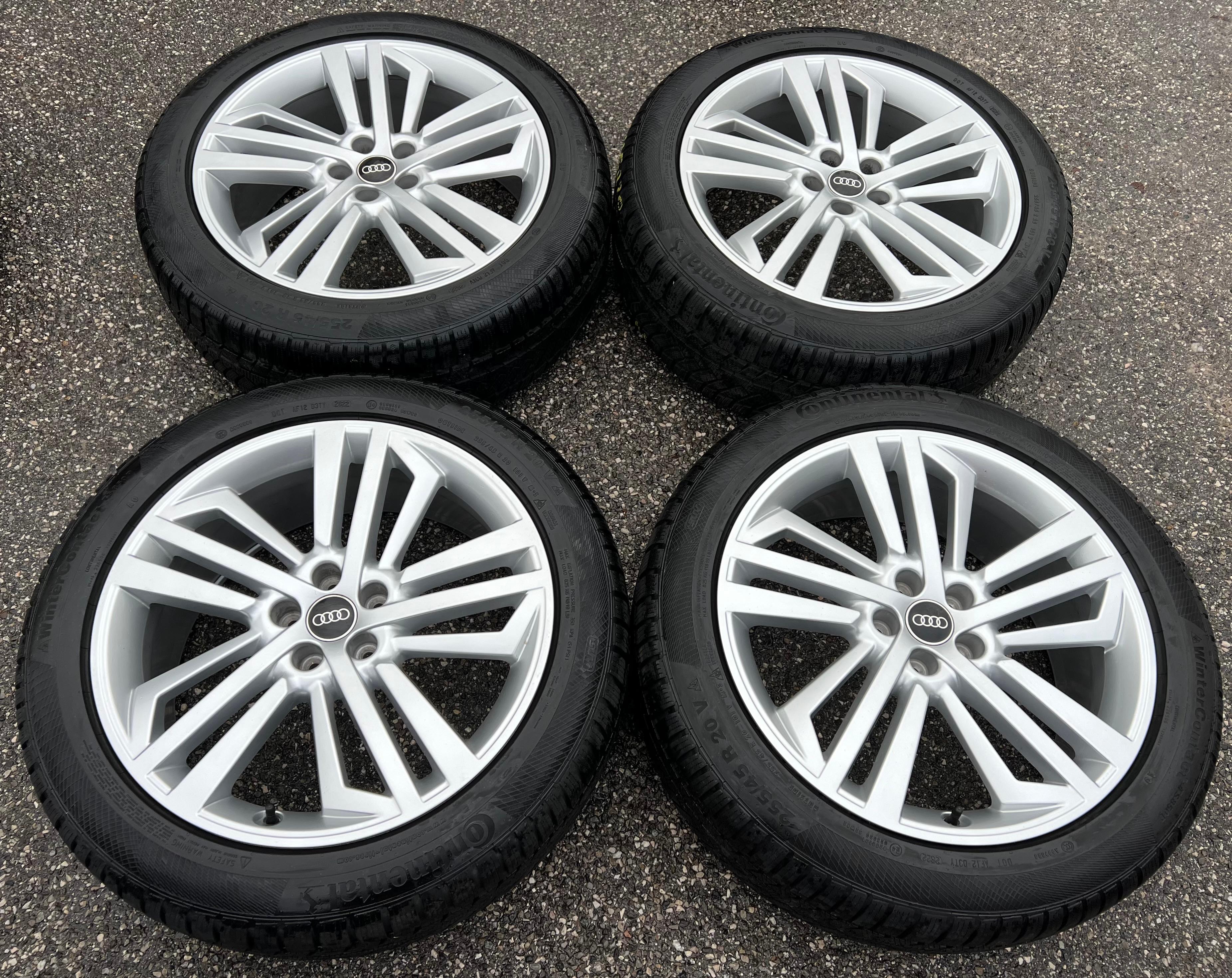 4 ORIGINAL 20" ALU WINTERRÄDER AUDI Q5 SQ5 FY 80A601025L 255/45R20 101V DOT 2022