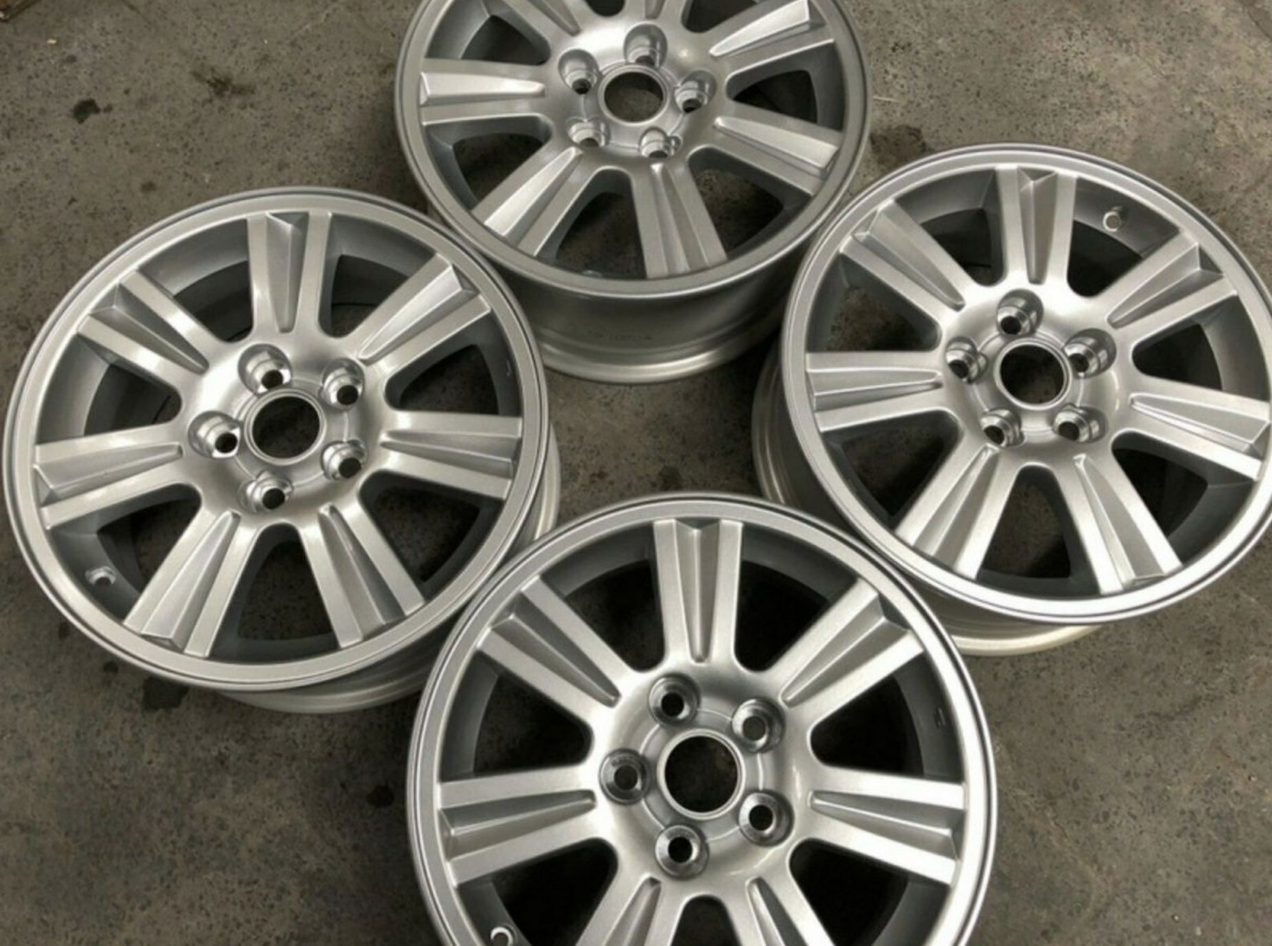 4 RUOTE ORIGINALI IN ALLUMINIO DA 16" CITROEN C-CROSSER NUOVE 6,5x16 ET38 ★ NUOVE LIBERAZIONE
