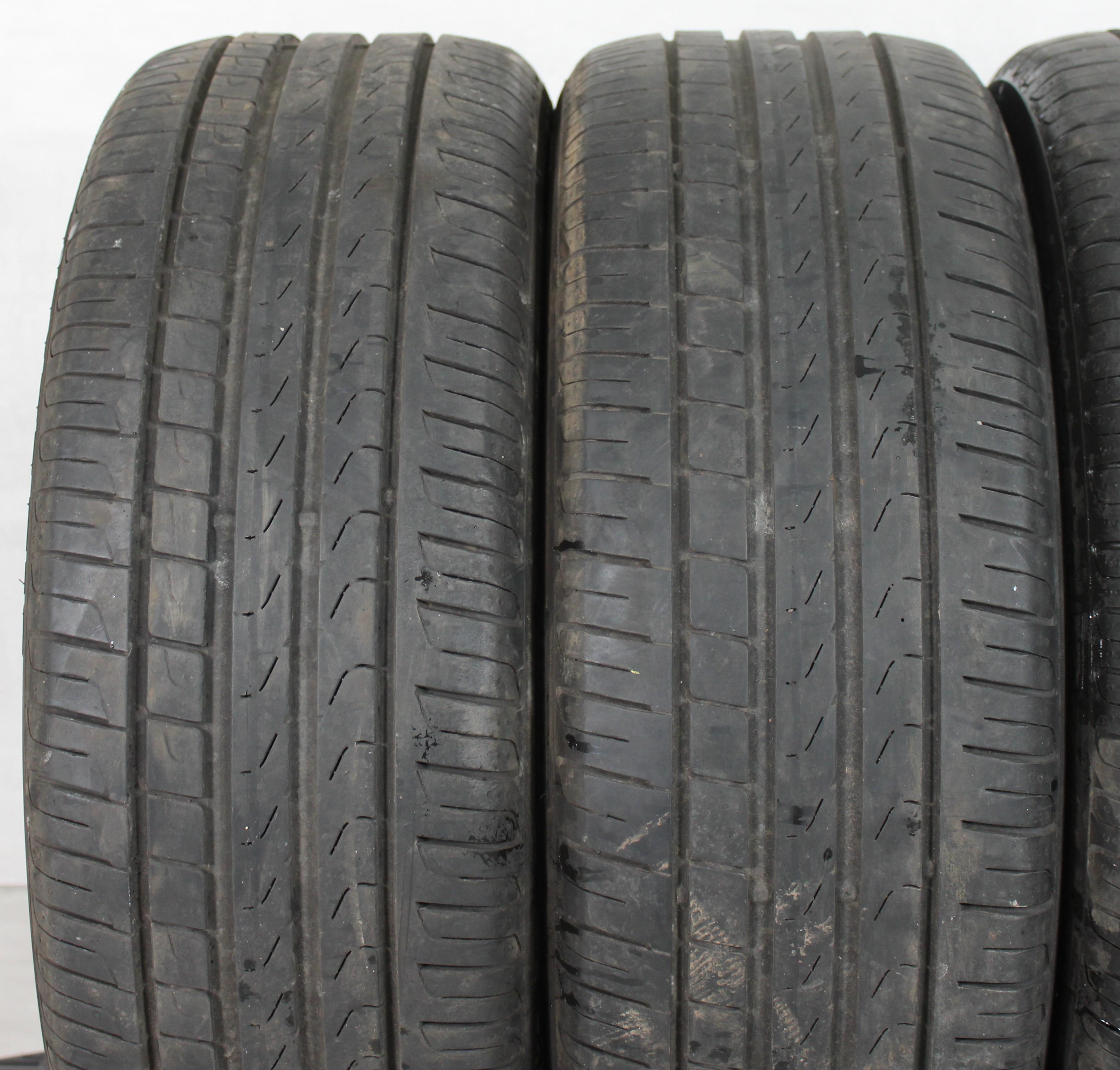 4 x 215/45R18 93W Sommerreifen Pirelli Cintuarto P7 2x 4,5-5mm und 2x 5-5,5mm 2018/2019