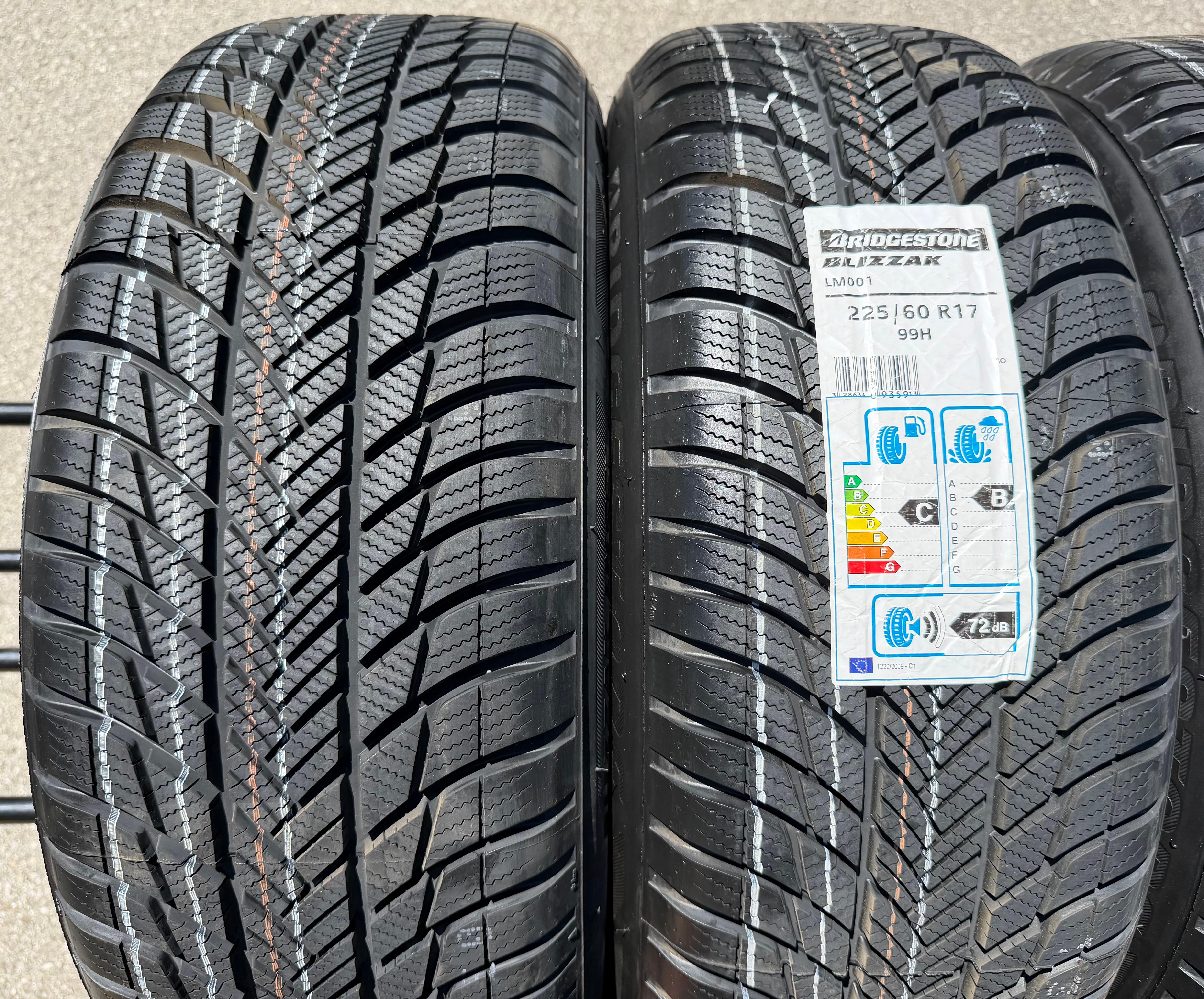 4 Original 17" Alu Winterräder Audi A6 4K C8 F2 225/60R17 99H 4K0601025 Bridgestone