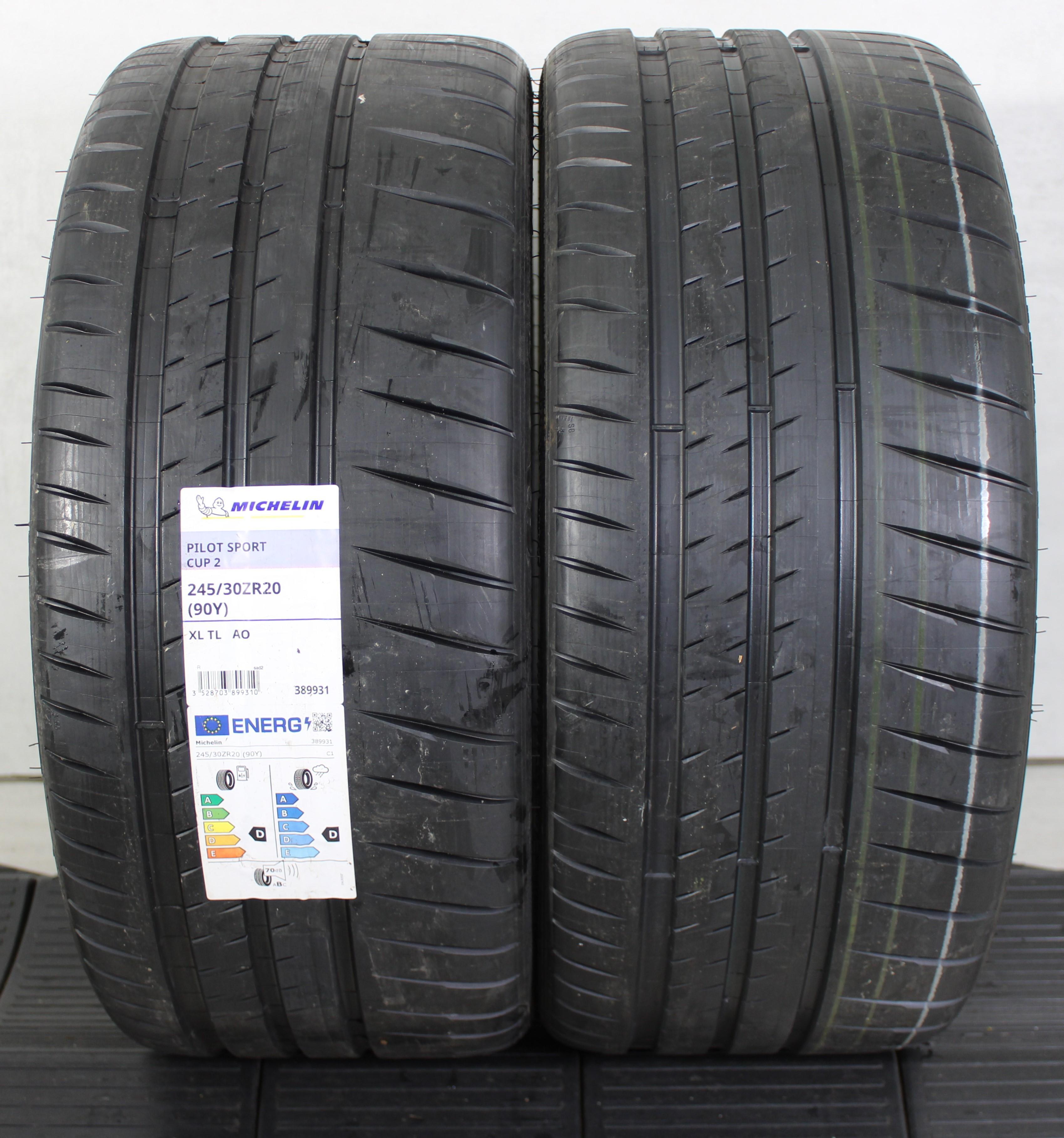 2 x 245/30R20 90Y Sommerreifen Michelin Pilot Sport Cup 2 2021 AO NEU FREIHAUS