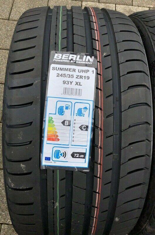 4 X 245/35R19 93Y BERLIN TIRE SUMMER UHP1 PNEUS ÉTÉ 2020 NEUFS