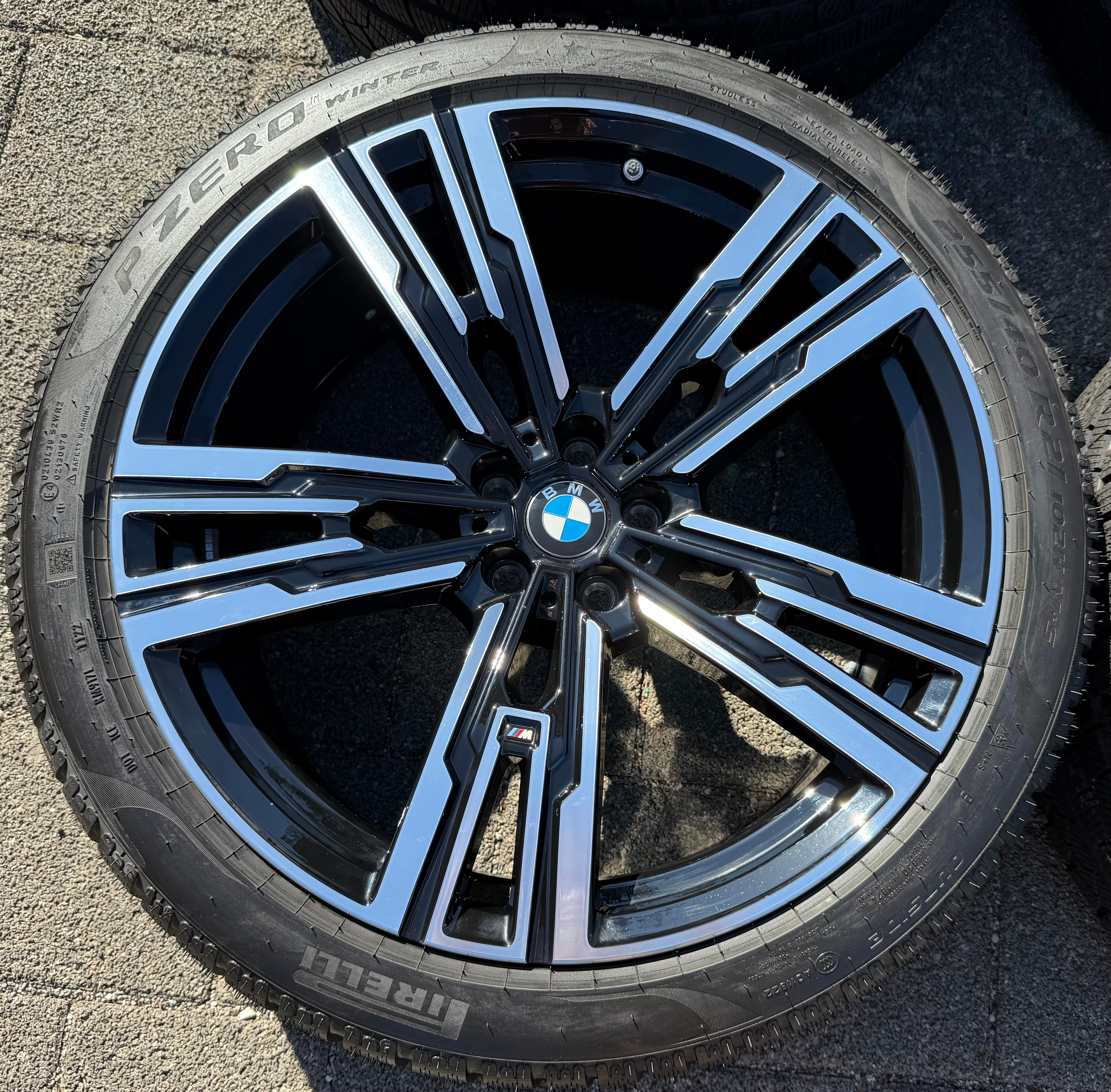 4 Original 21" Alu Winterräder BMW 7ER Reihe i7 G70 X3 G45 Styling 908M RDKS
